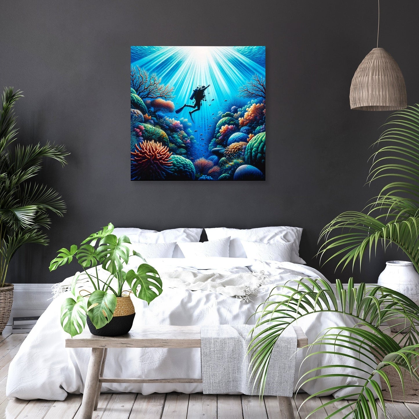 Coral Reef Explorer Canvas