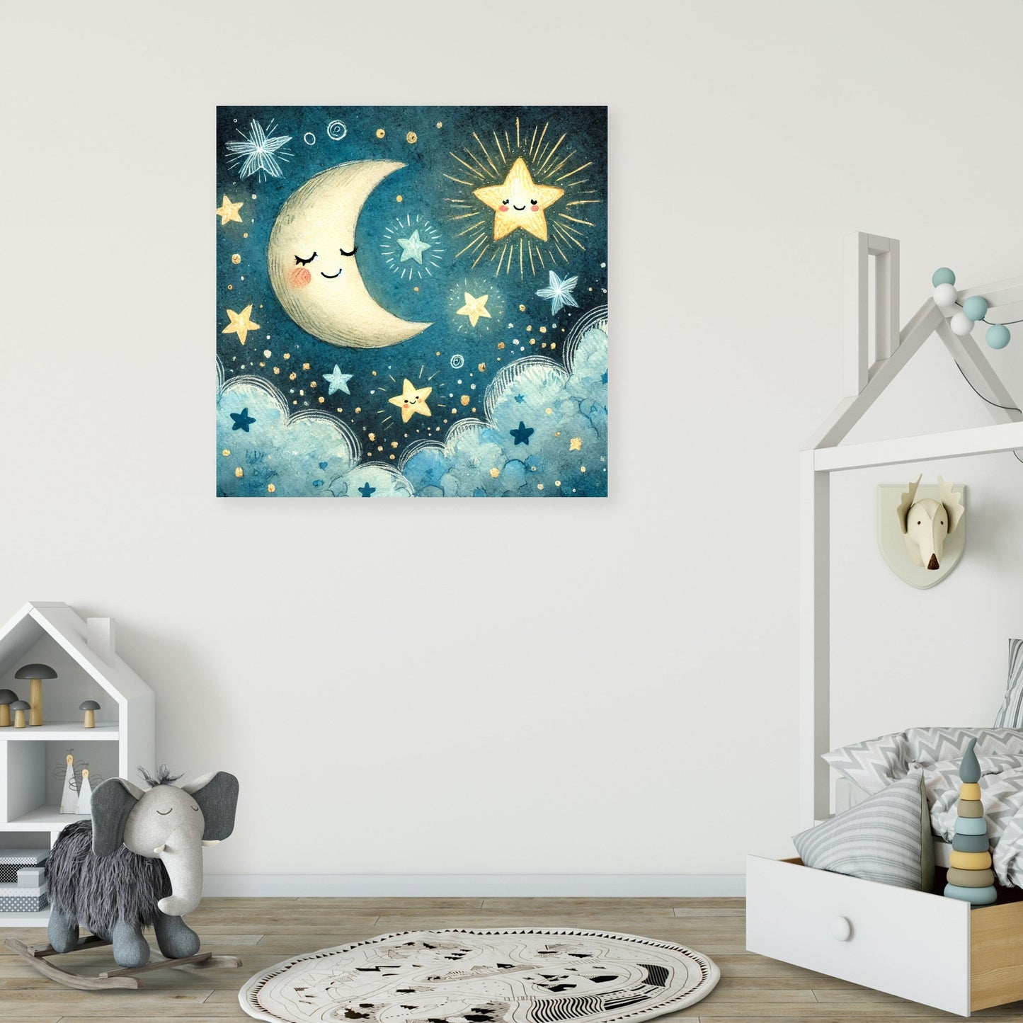 Dreamy Night Sky Canvas
