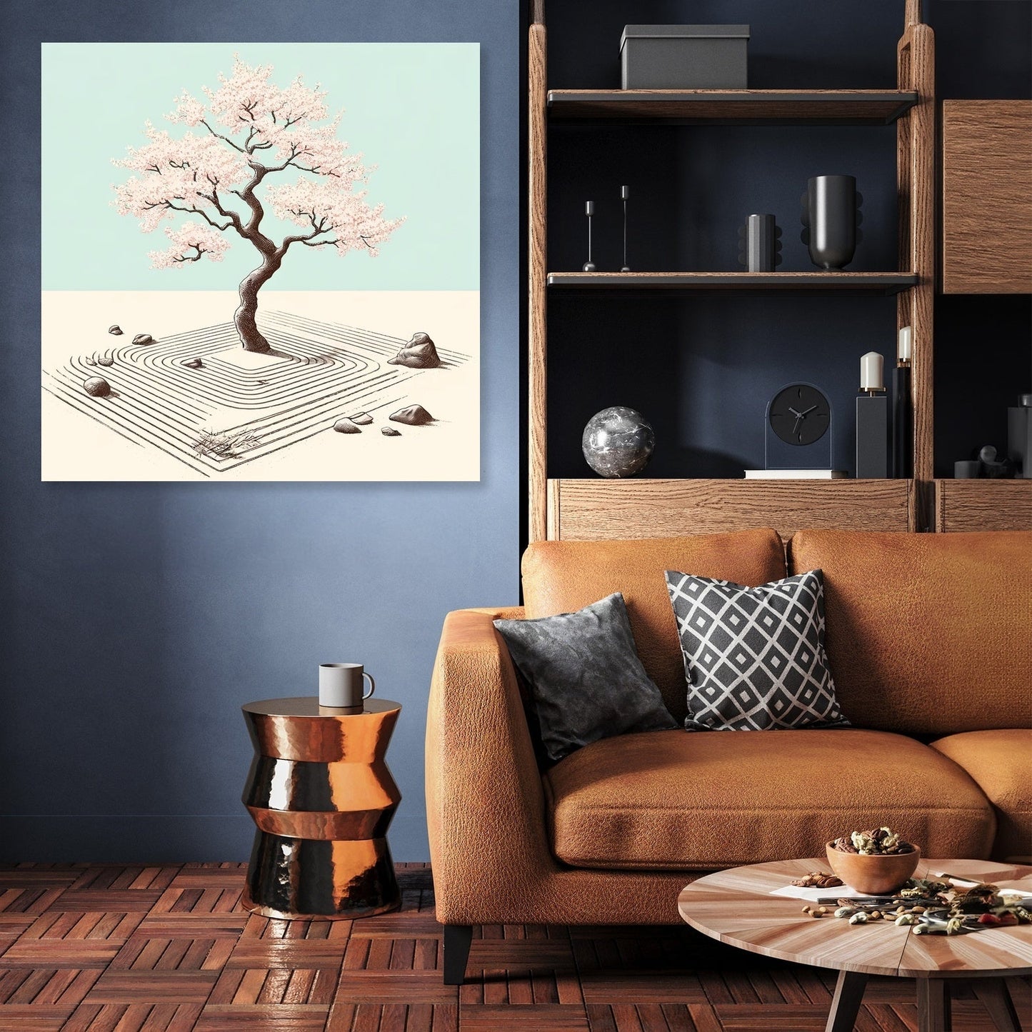 Pastel Zen Garden Canvas