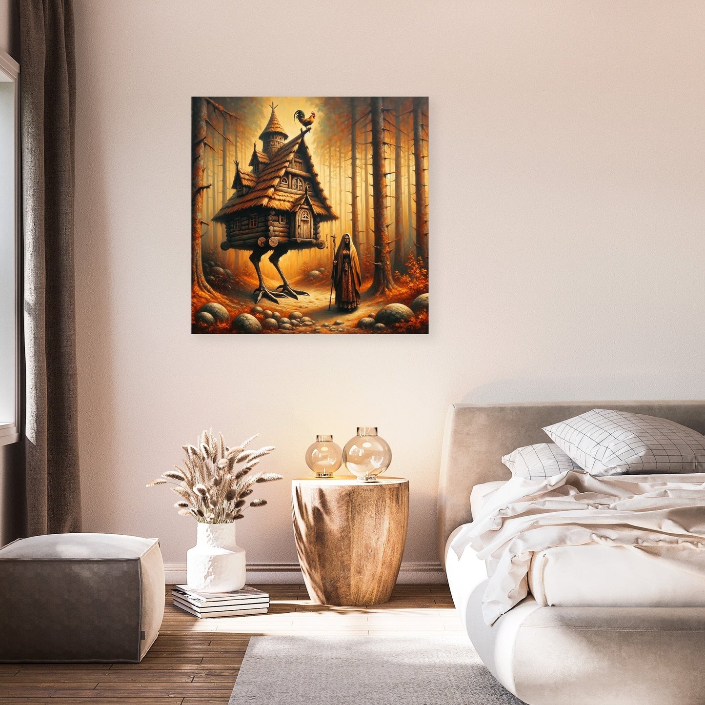 Forest Enchantment Baba Yaga Canvas