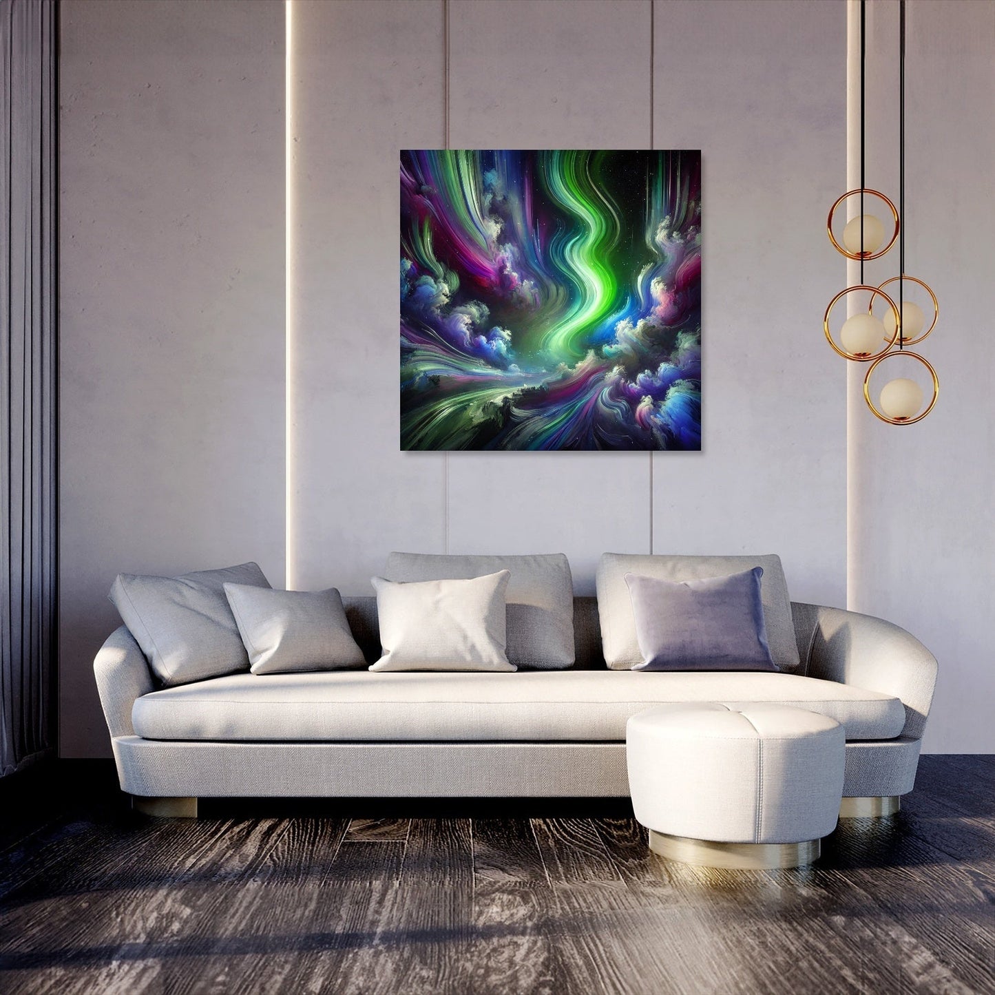 Dreamlike Northern Lights Canvas