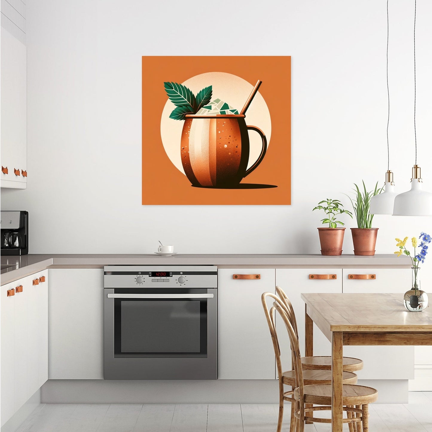 Moscow Mule Minimalist Interpretation Canvas
