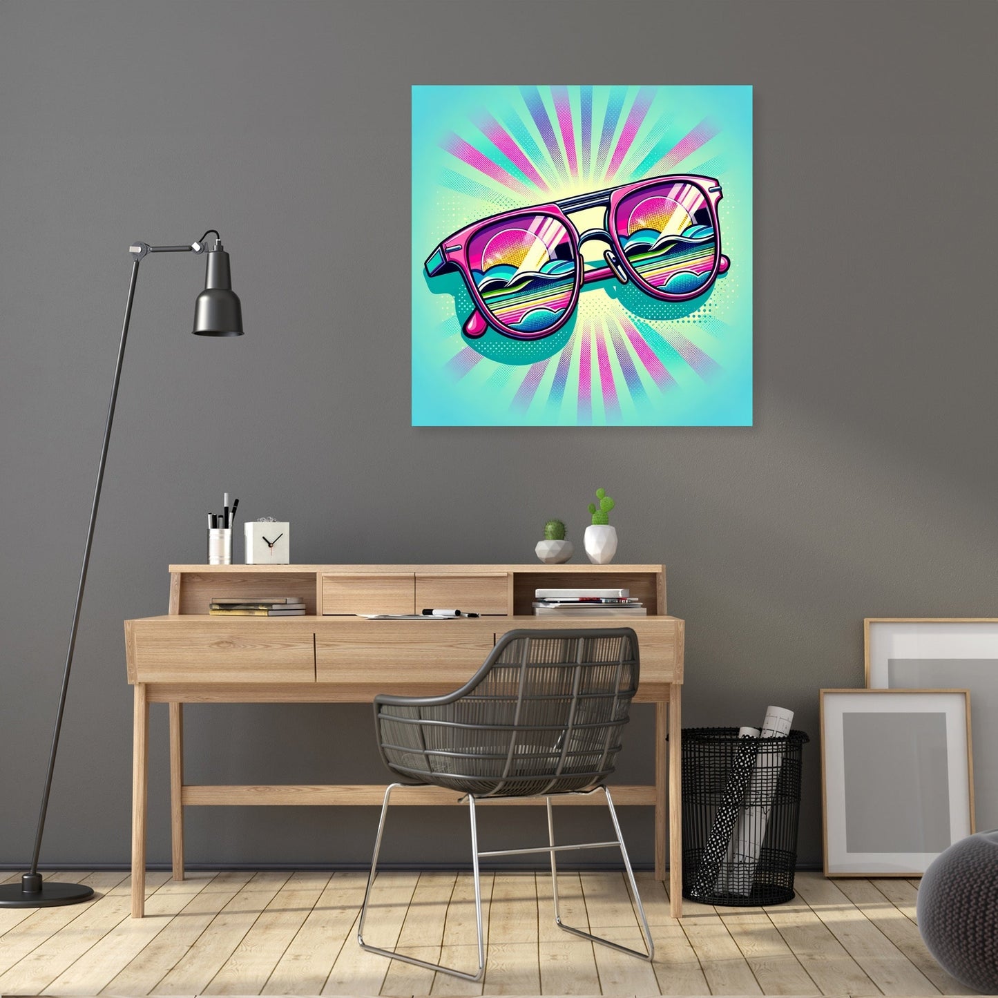 Retro Sun Canvas
