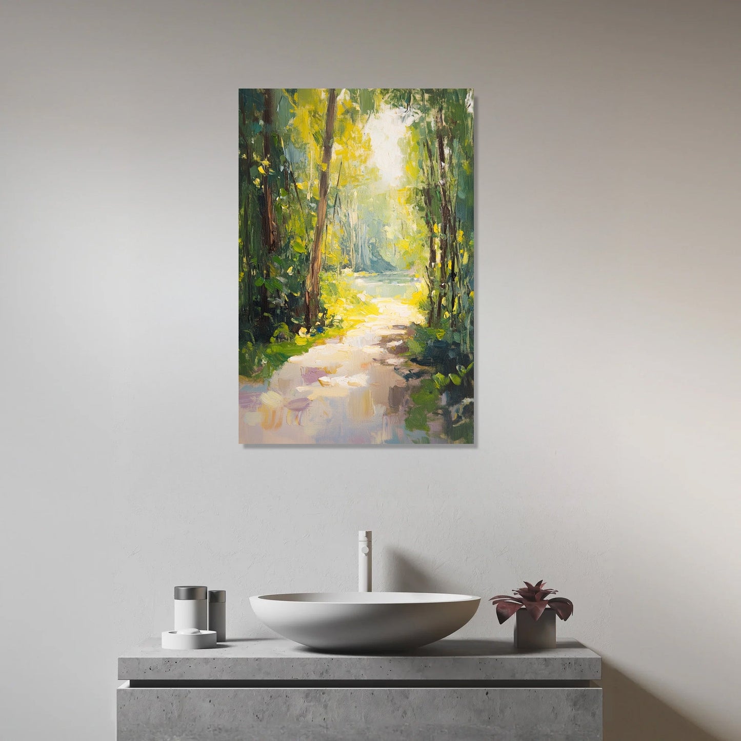 Nostalgic Tropical Journey Canvas