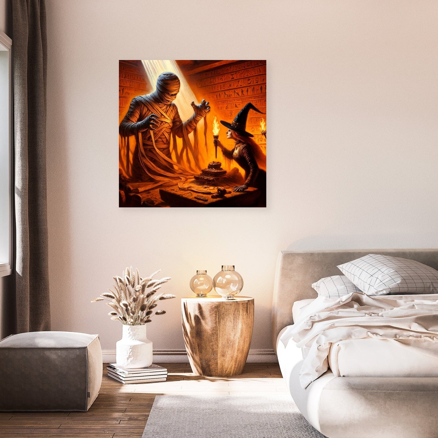 Tomb Confrontation Canvas