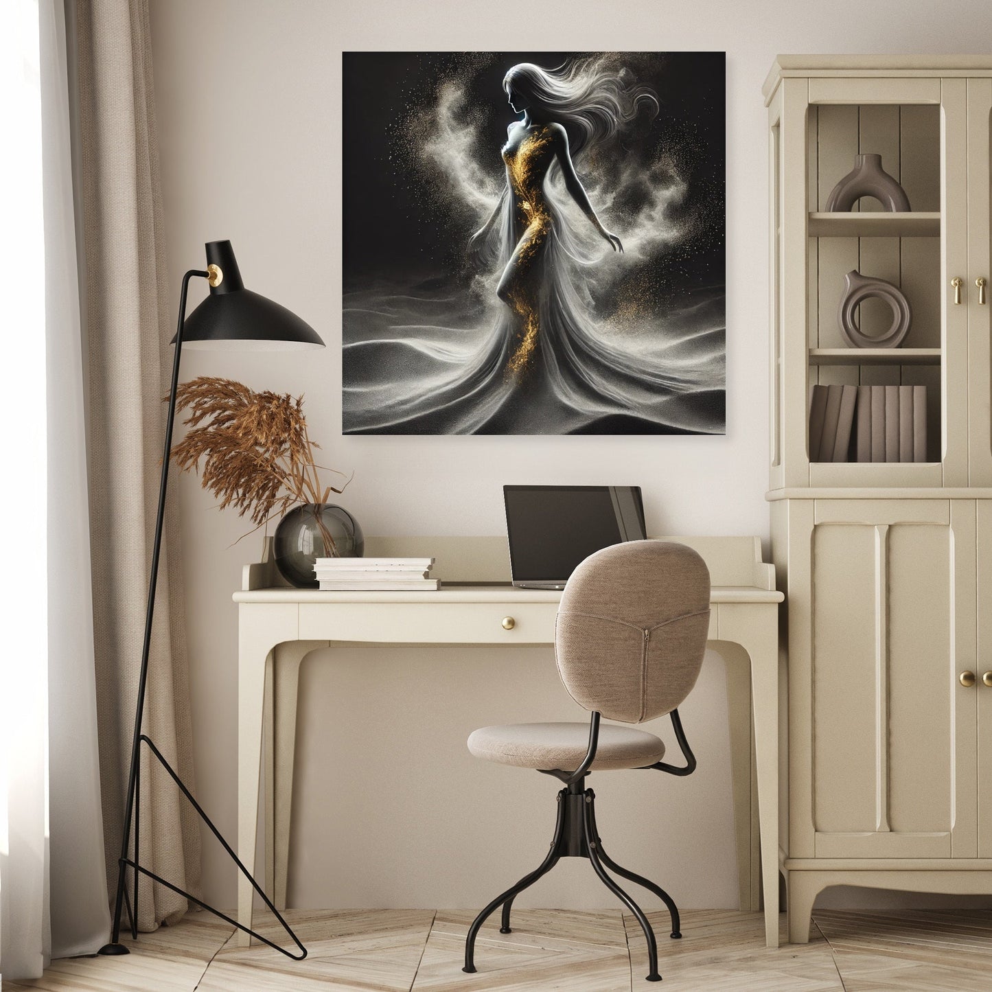 Ethereal Sand Woman Canvas