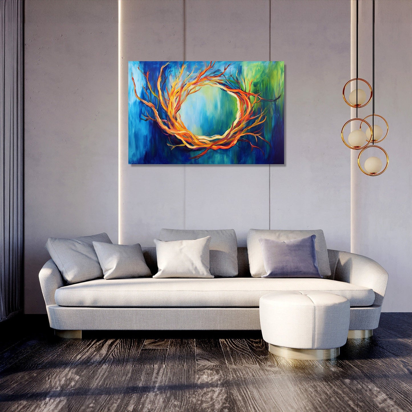Burning Branches Gateway Canvas