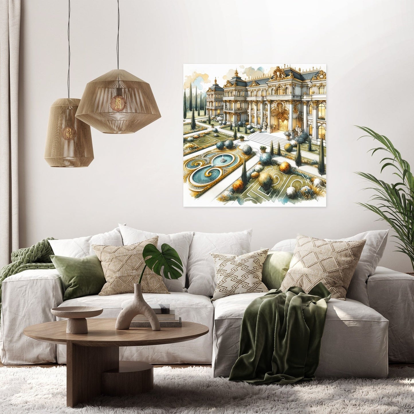 Baroque Minimalist Canvas