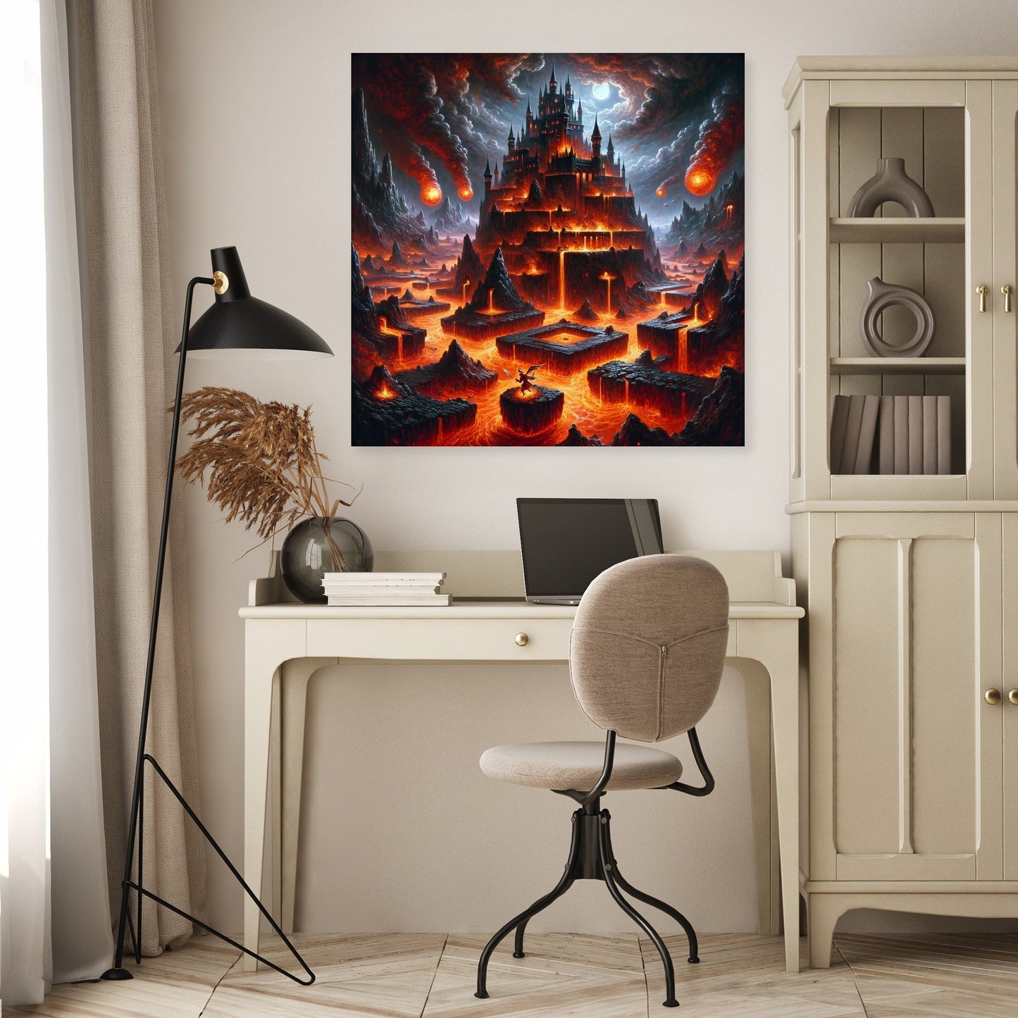 Lava Castle Conundrum Canvas