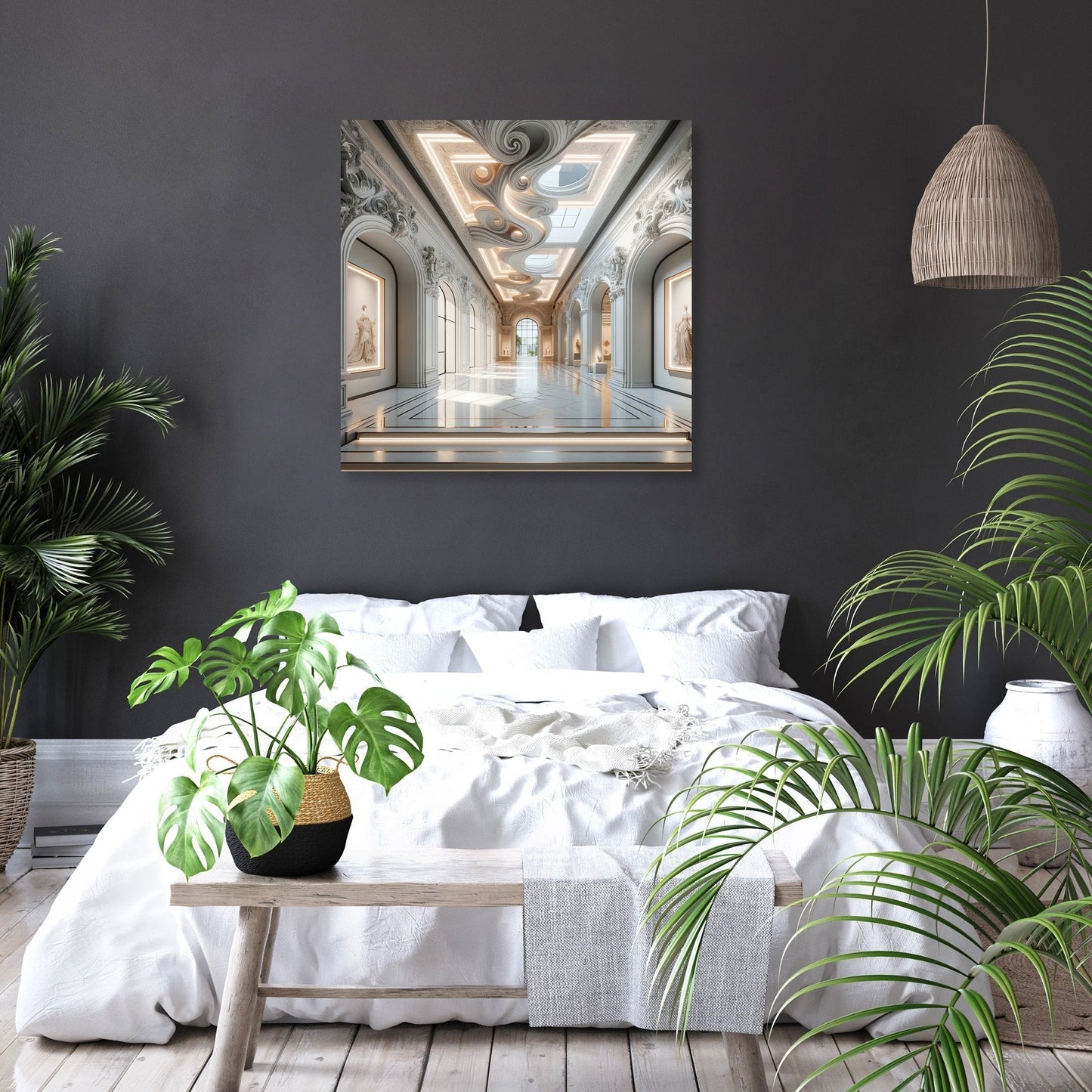 Baroque Minimalism Canvas