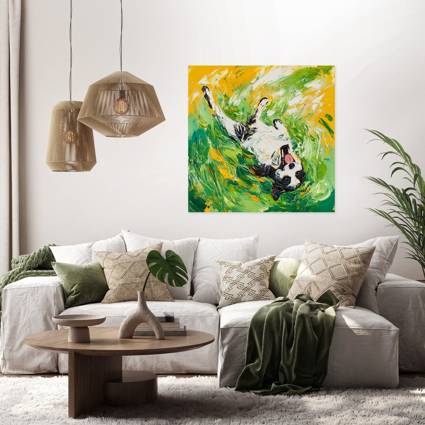 Joyful Canine Canvas
