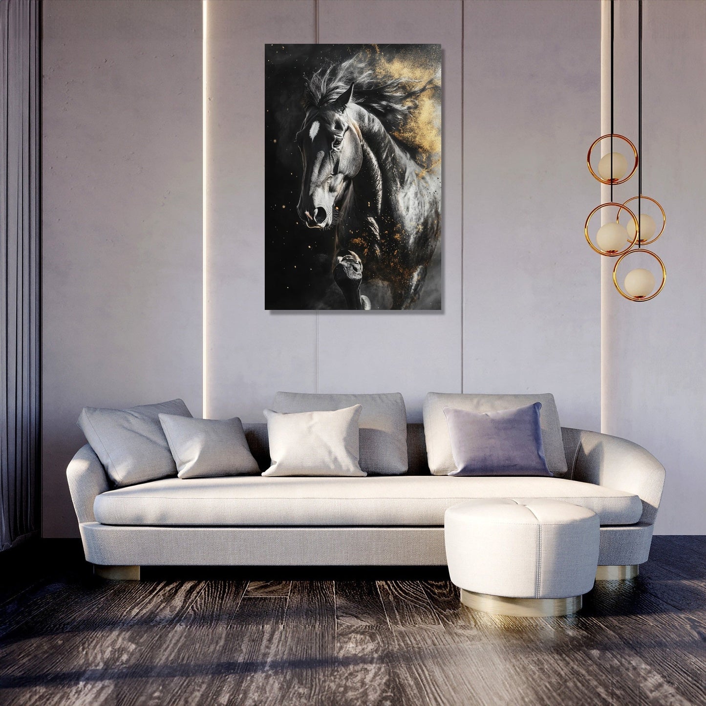Golden Whirlwind Canvas