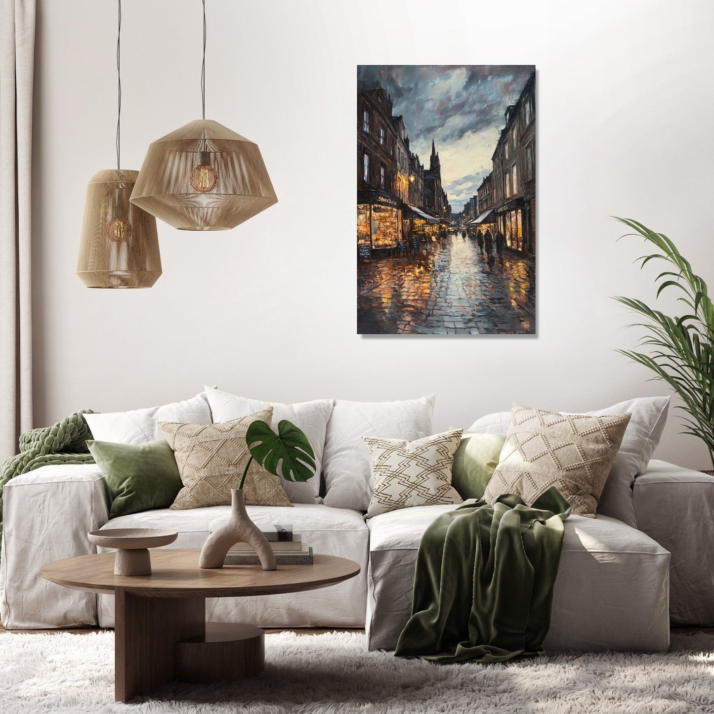 Twilight Melancholy Market Canvas