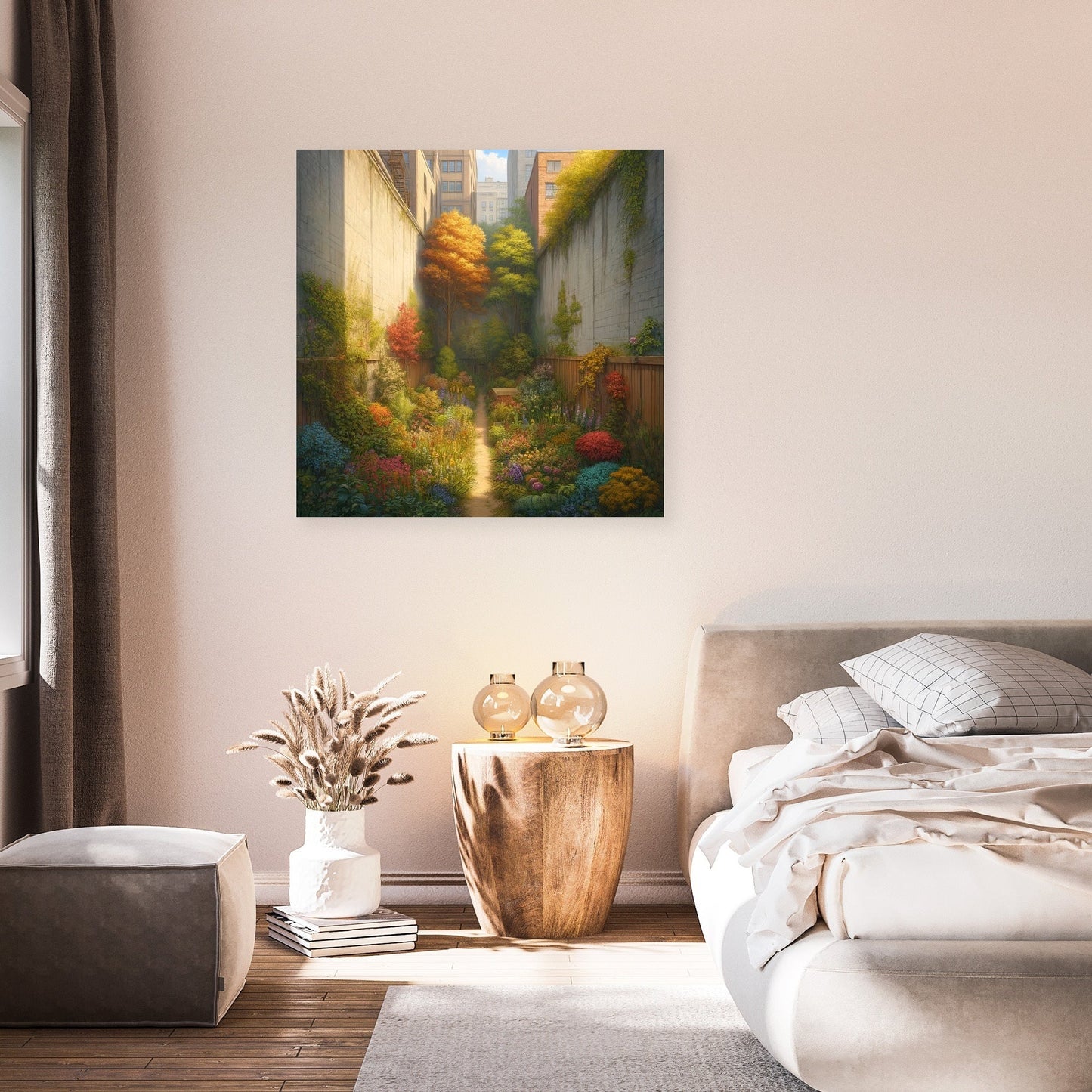 Hidden Autumn Garden Canvas