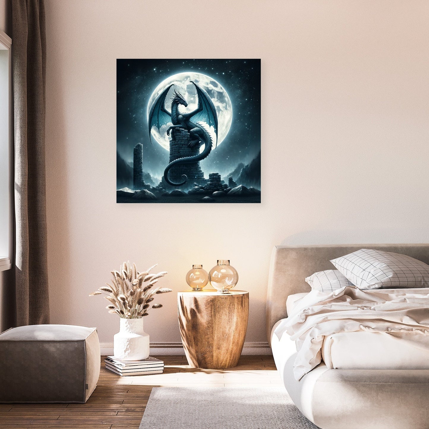 Lunar Sentinel Canvas