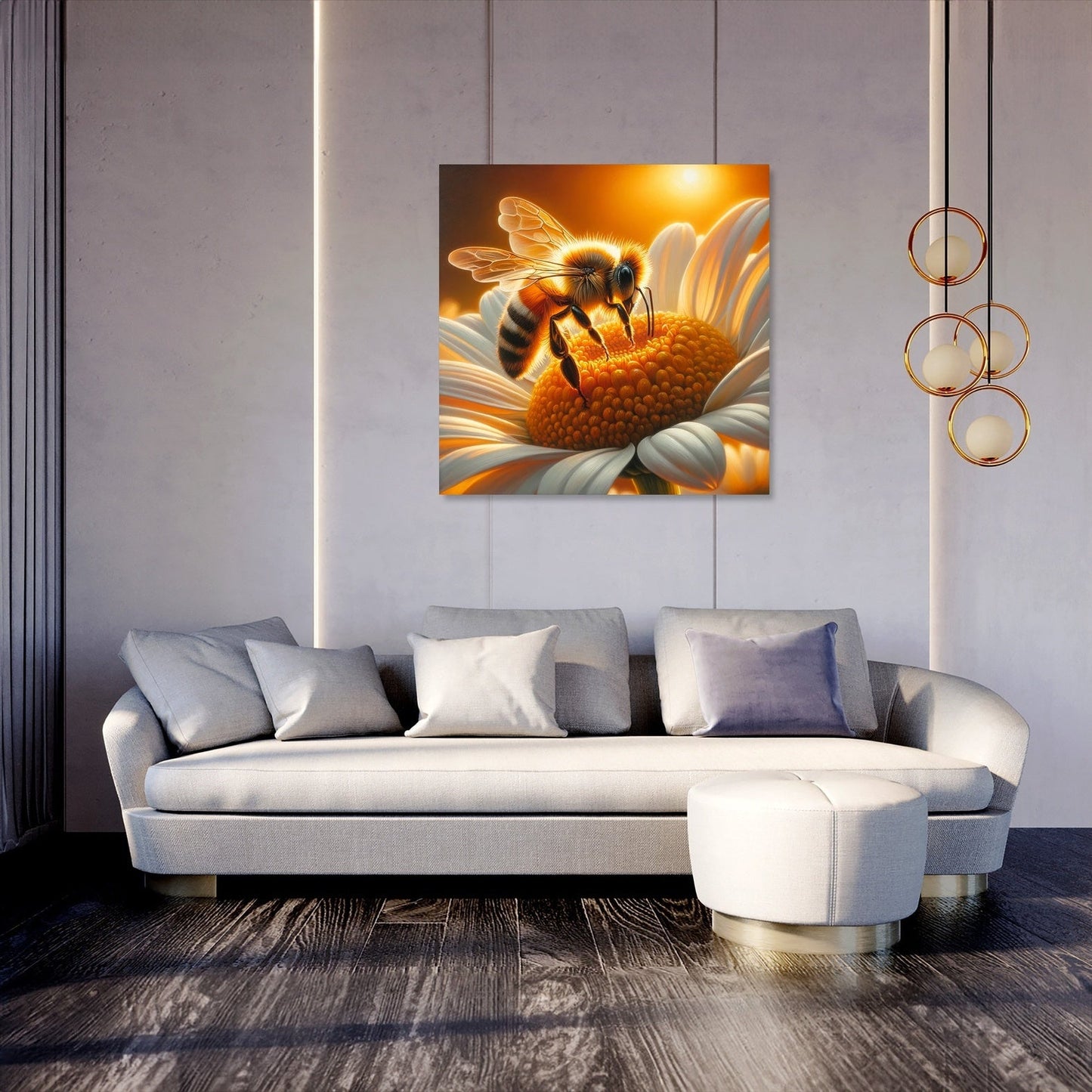 Gentle Guardian Bee Canvas