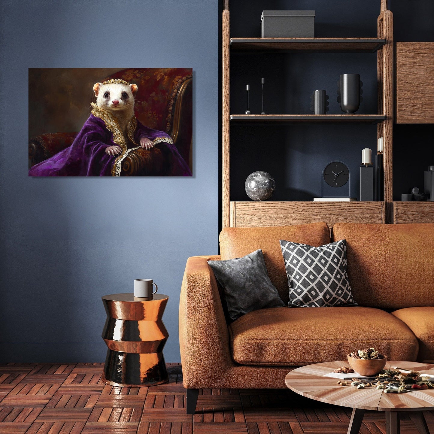 Regal Ferret Canvas