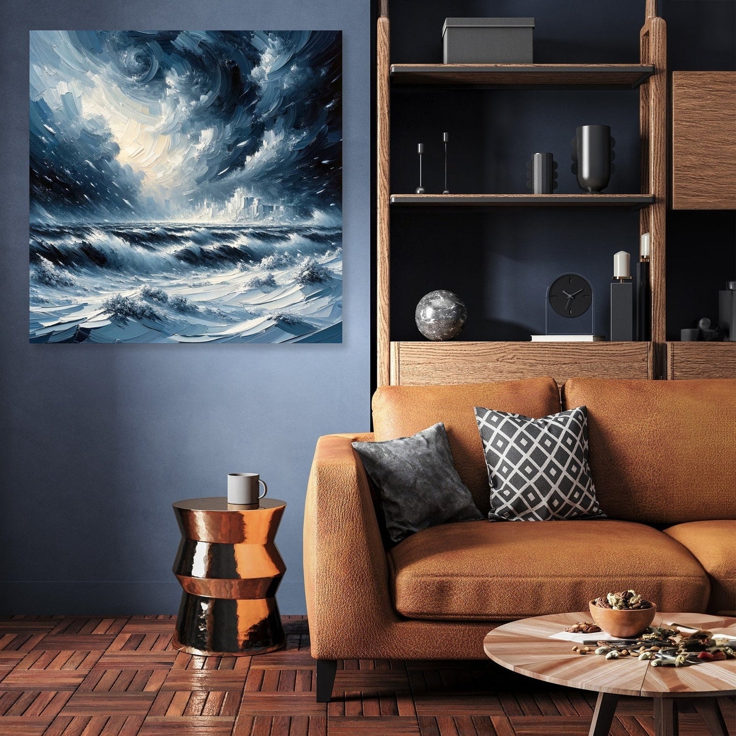Winter's Fury Unleashed Canvas