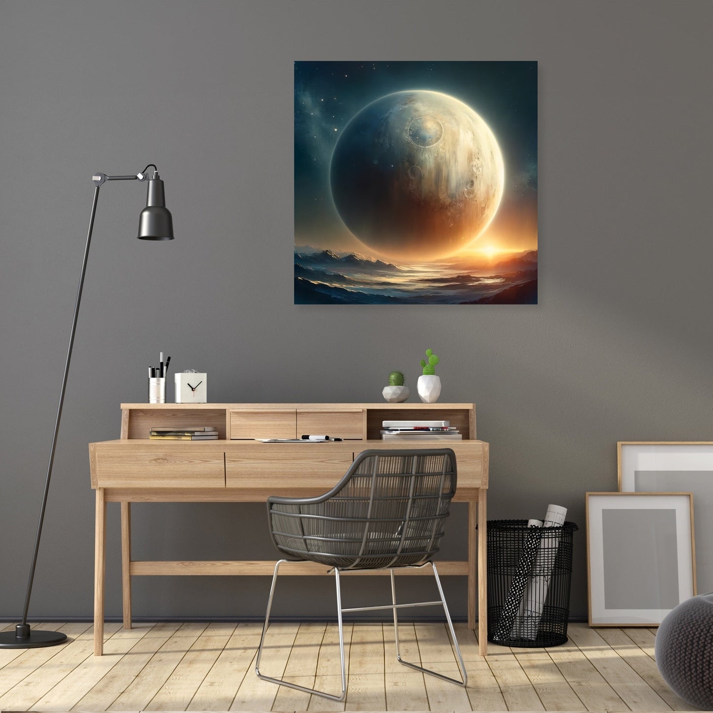 Planetary Dawn Canvas