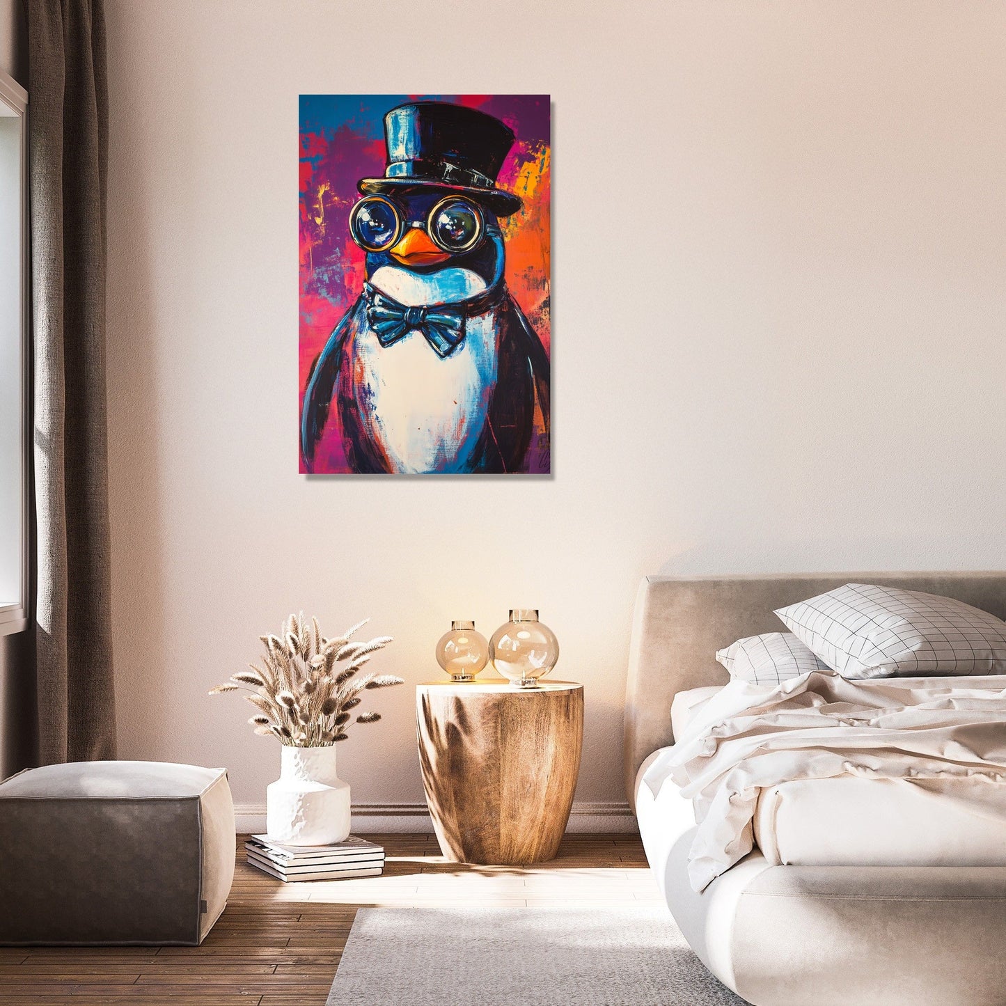 Millionaire Penguin Vision Canvas