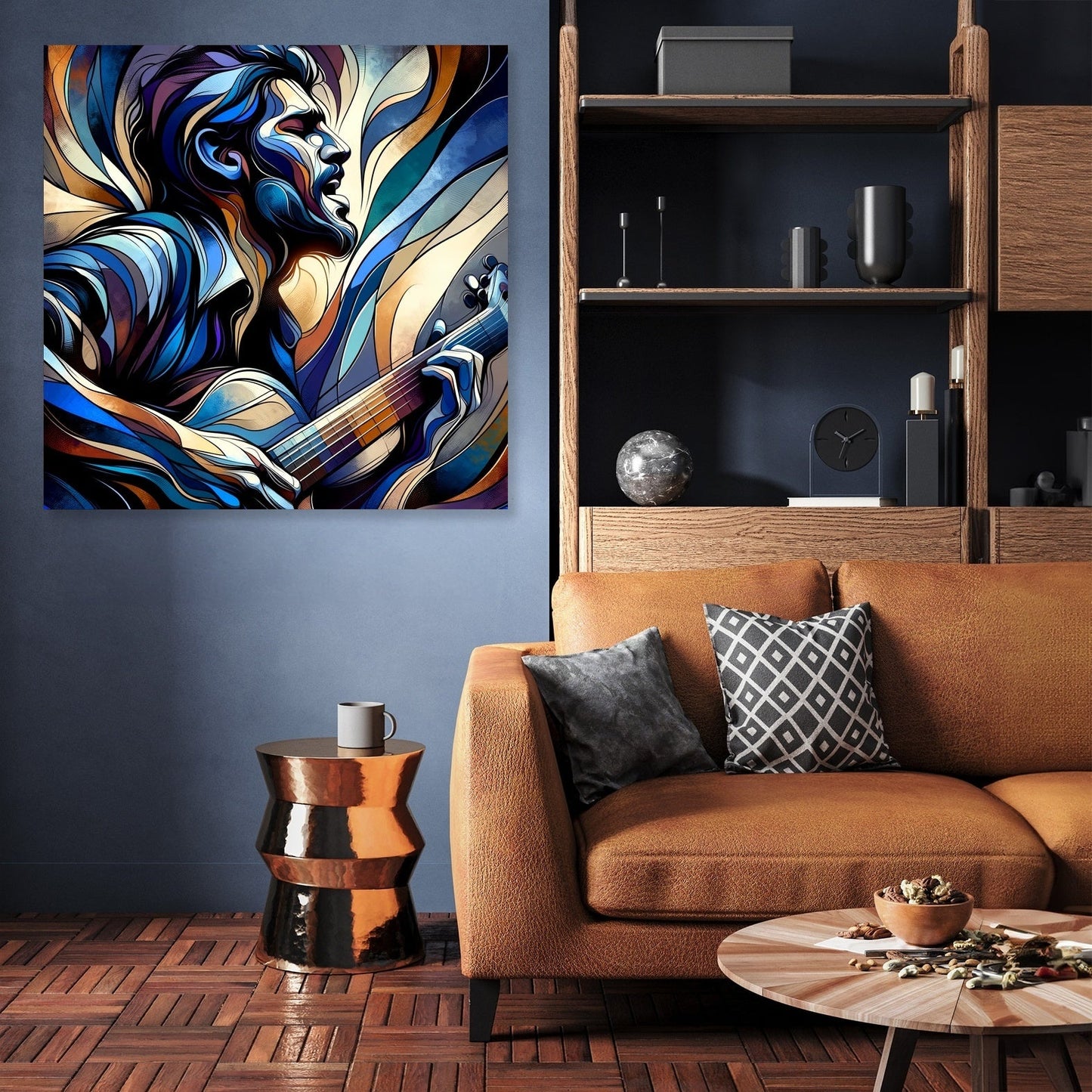 Passionate Guitarist Canvas