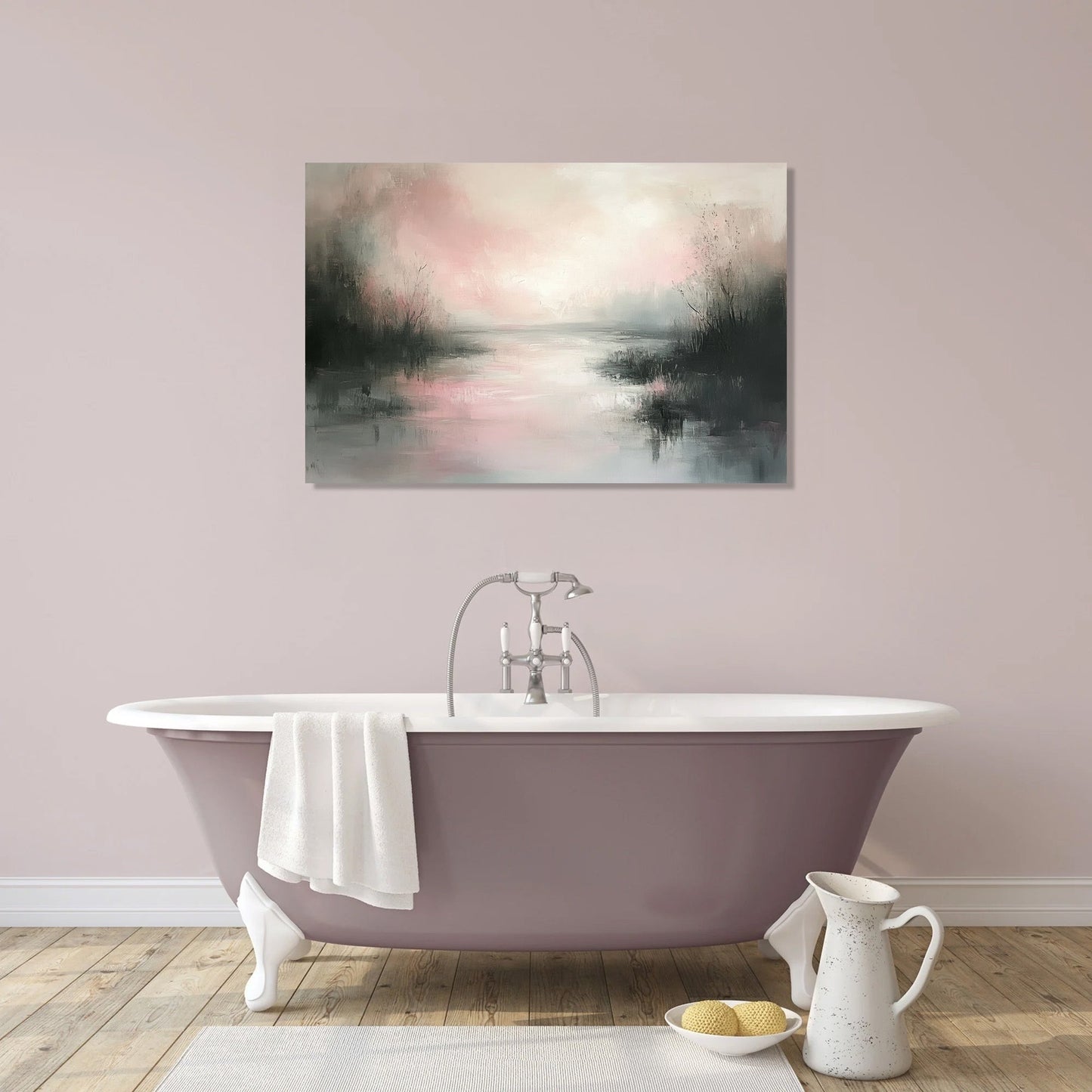 Blush Horizon Canvas