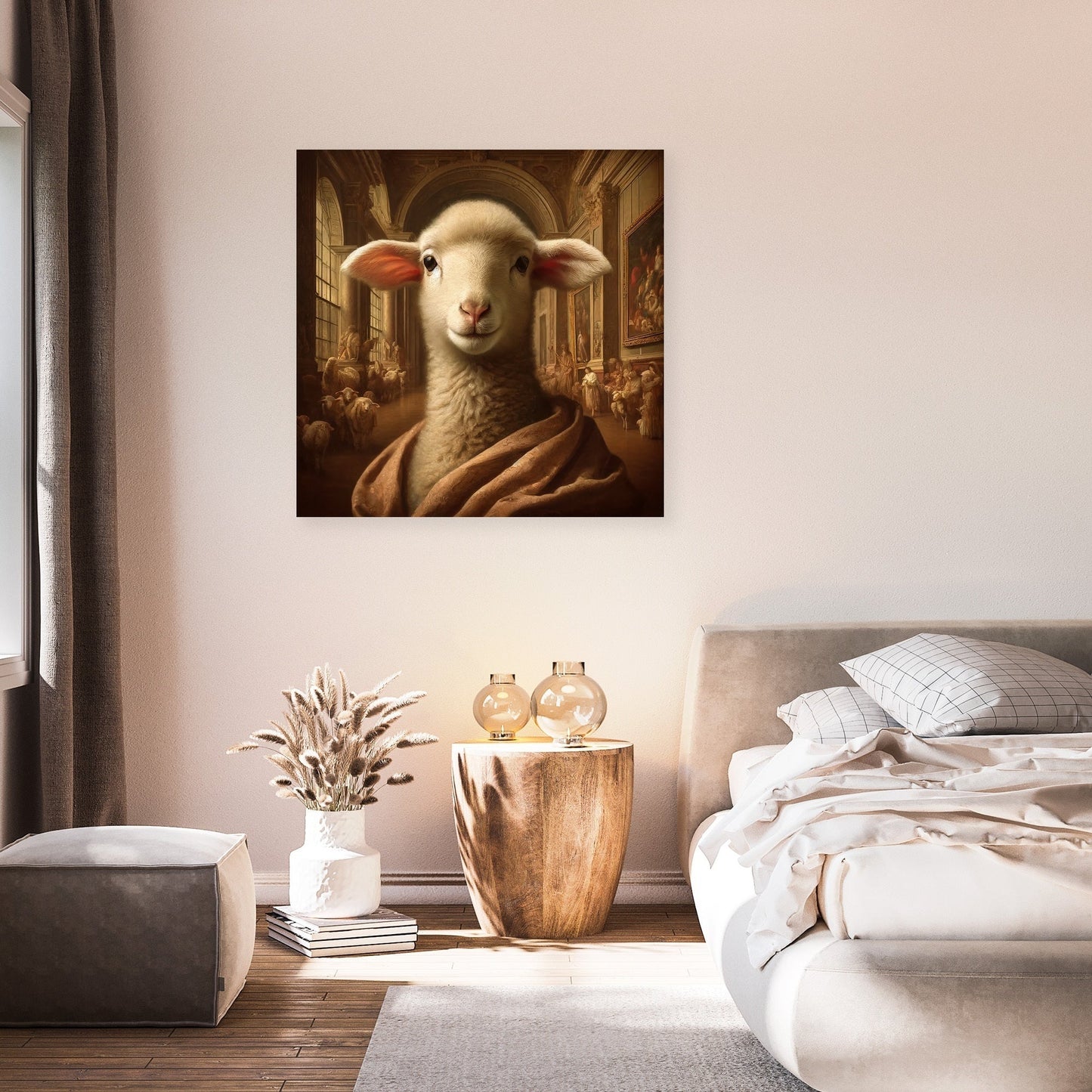 Renaissance Lamb Elegance Canvas