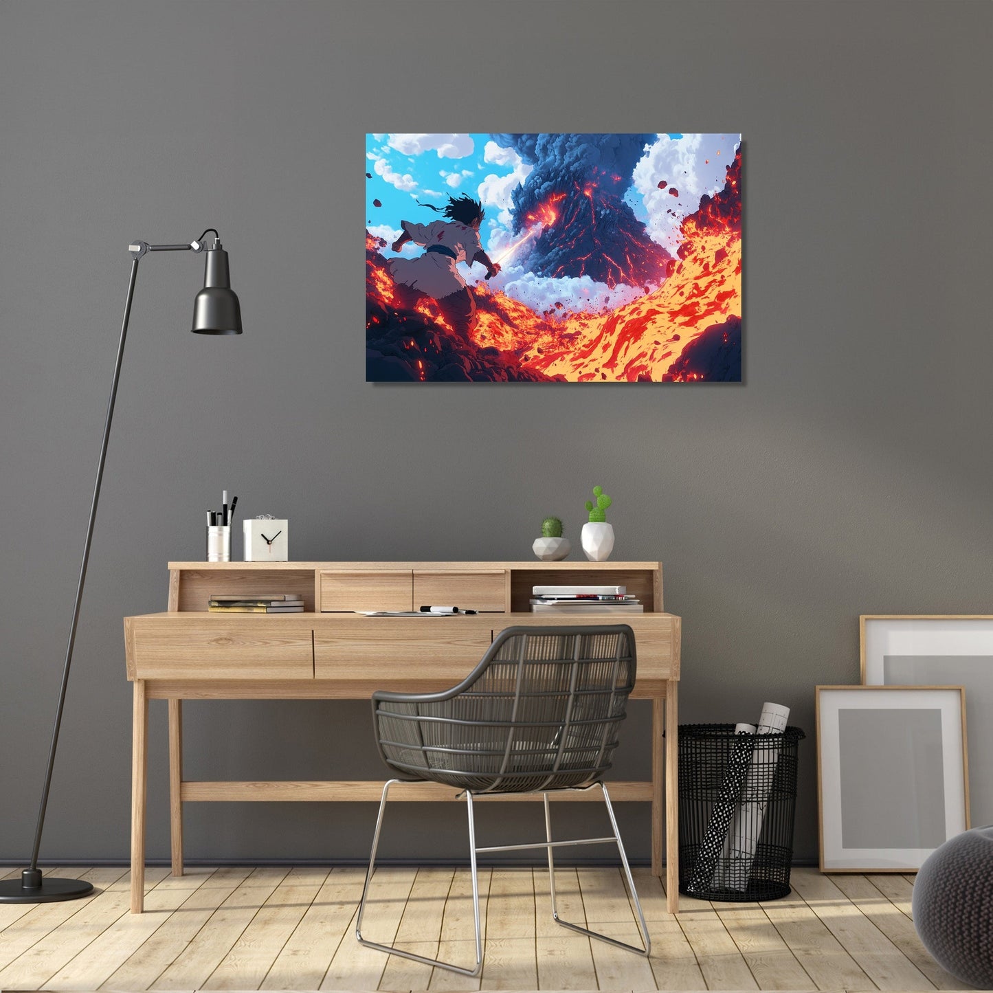 Fiery Duel Canvas