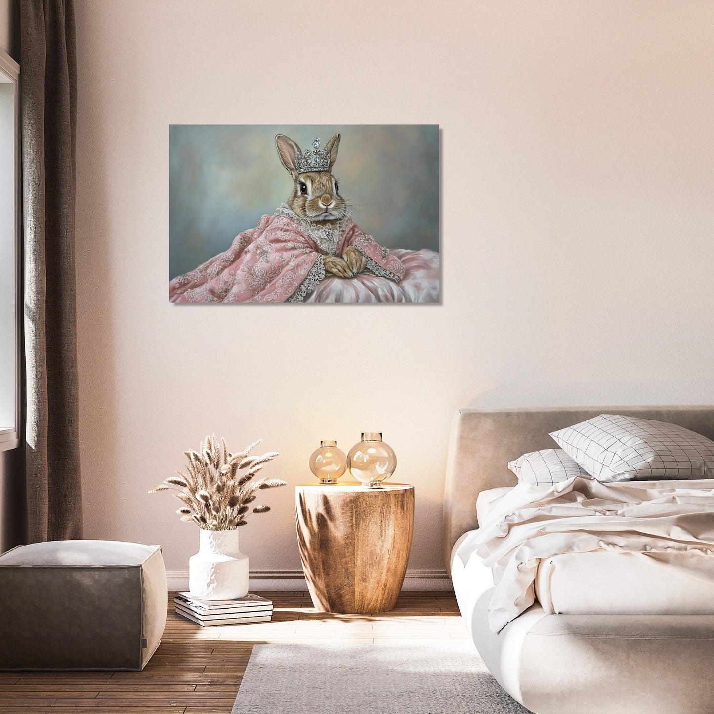 Miniature Rabbit Regal Canvas