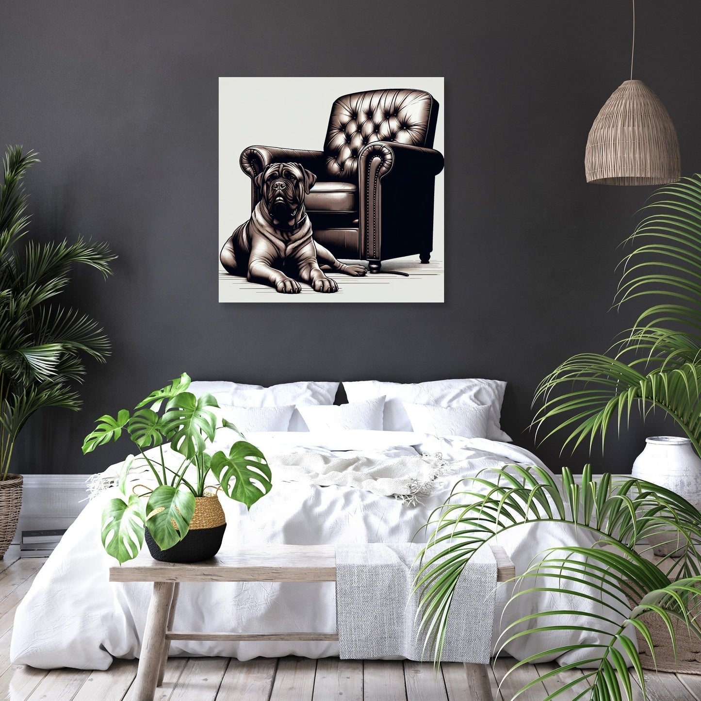 Timeless Companion Bullmastiff Canvas