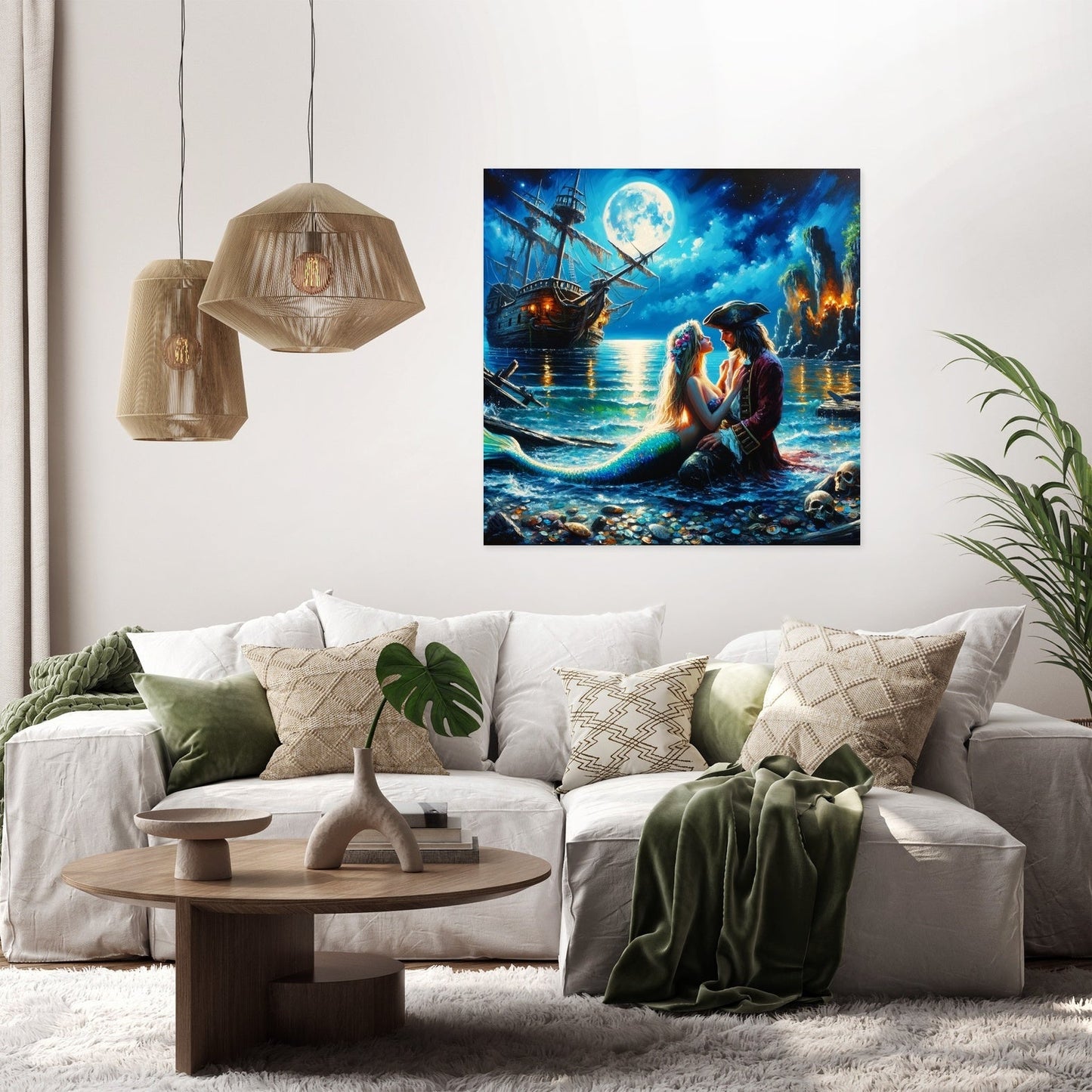 Moonlit Cove Rendezvous Canvas