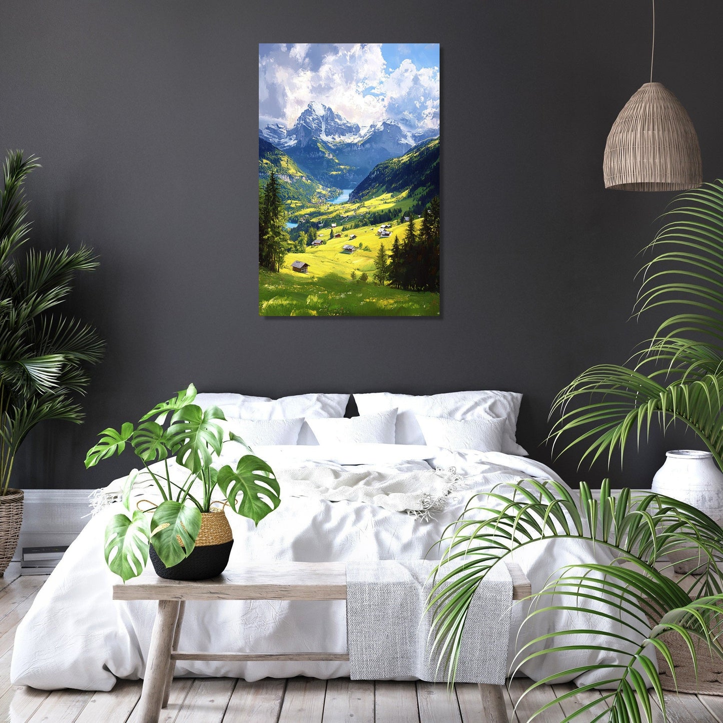 Swiss Alps Harmony Canvas
