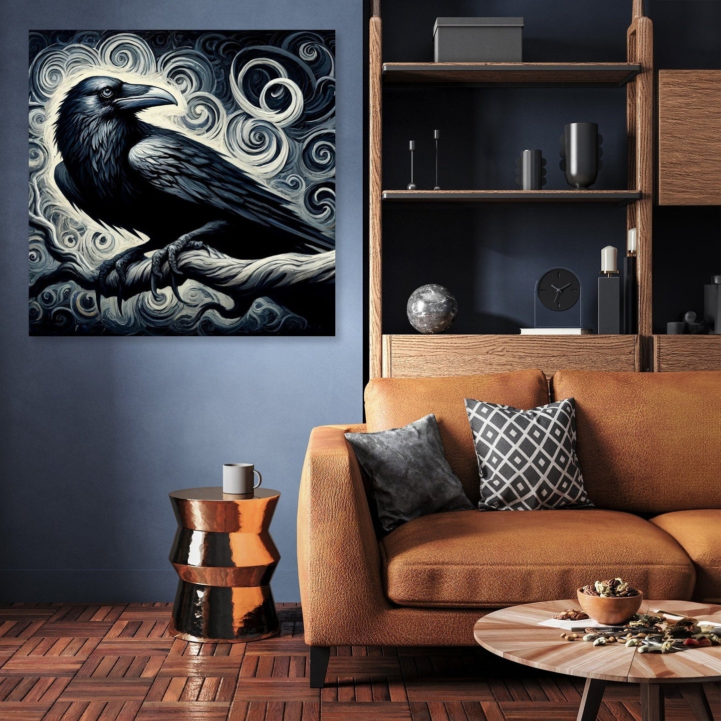 Gothic Raven Canvas