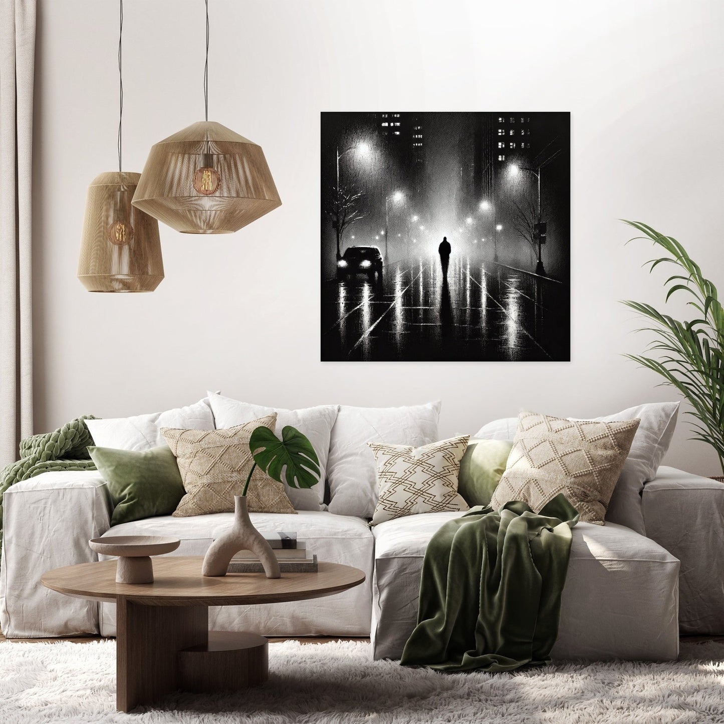Urban Solitude Canvas