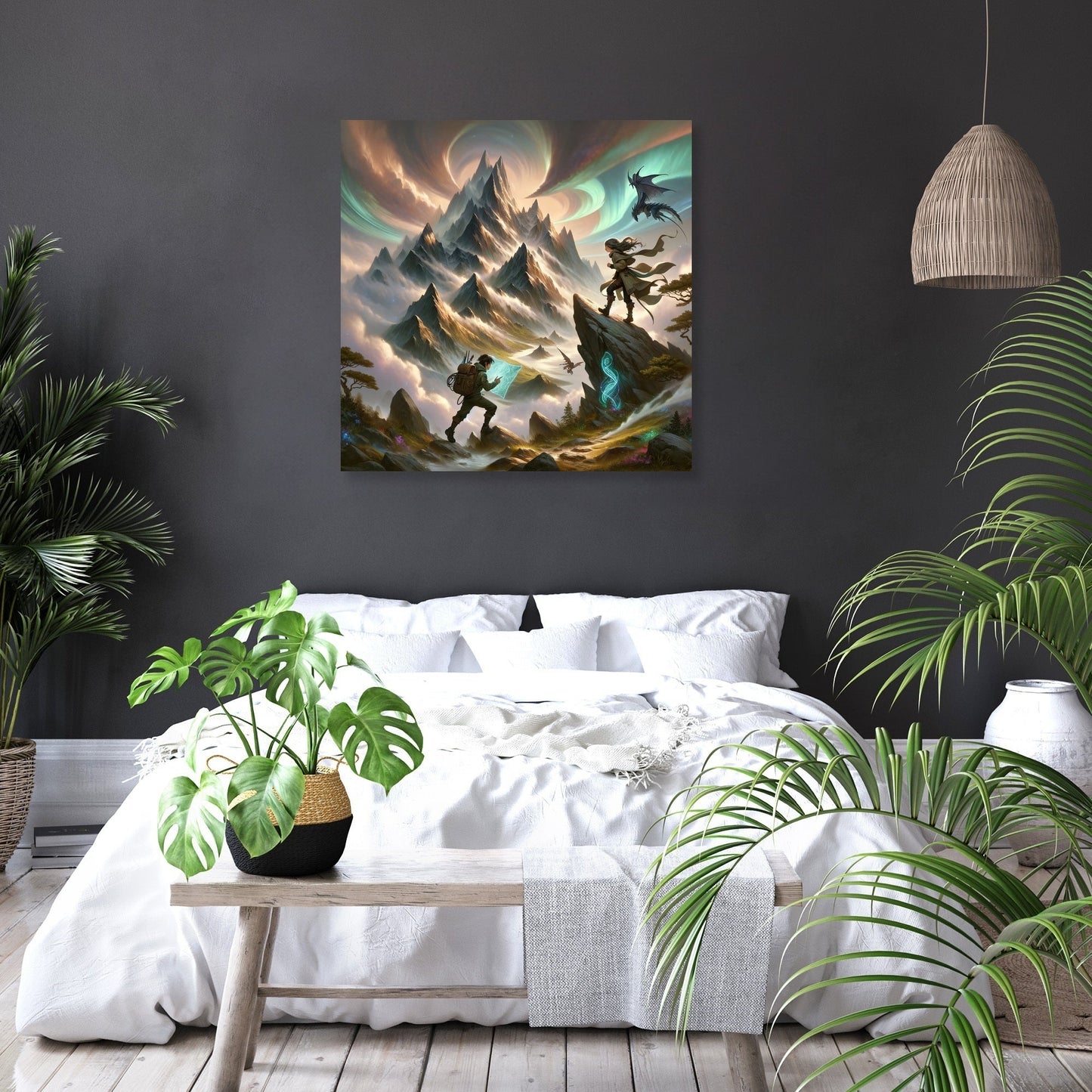 Mystical Mountain Journey Canvas