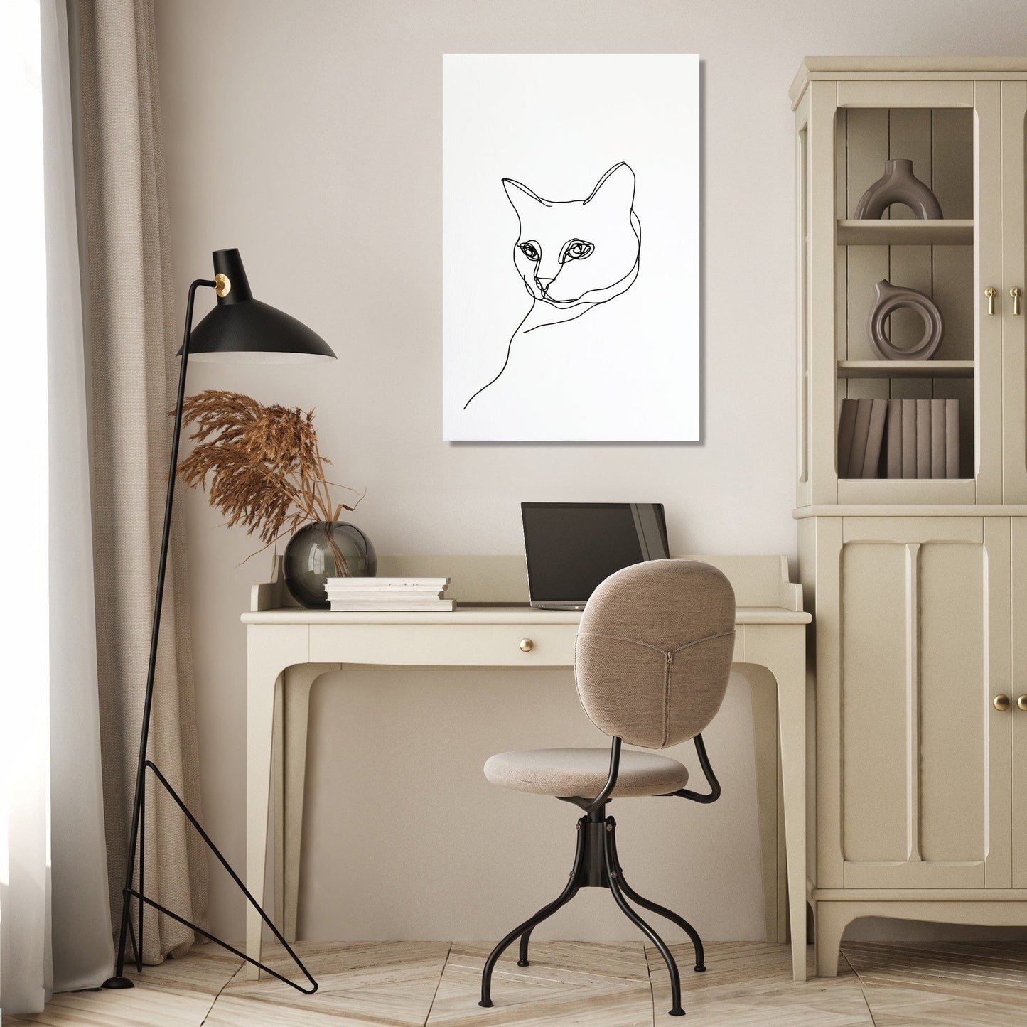 Elegant Feline Canvas