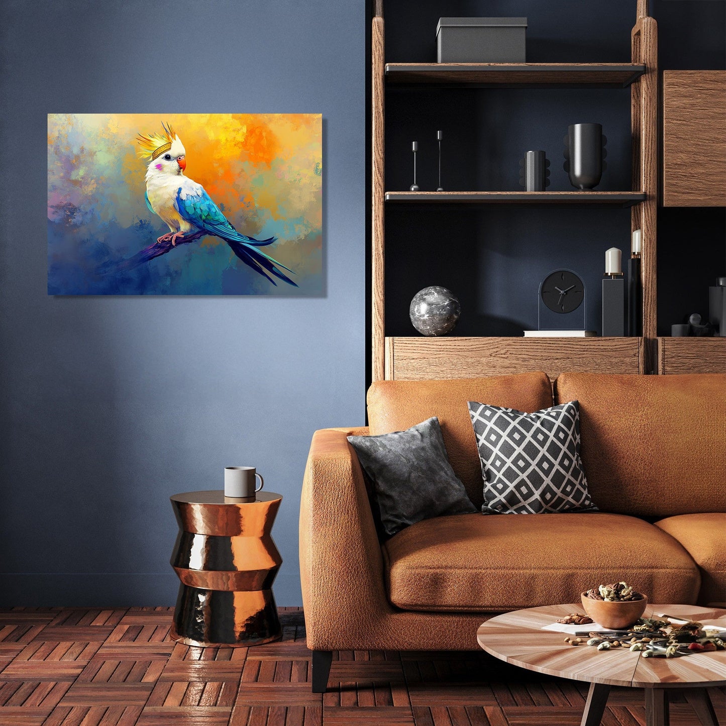 Regal Cockatiel Canvas