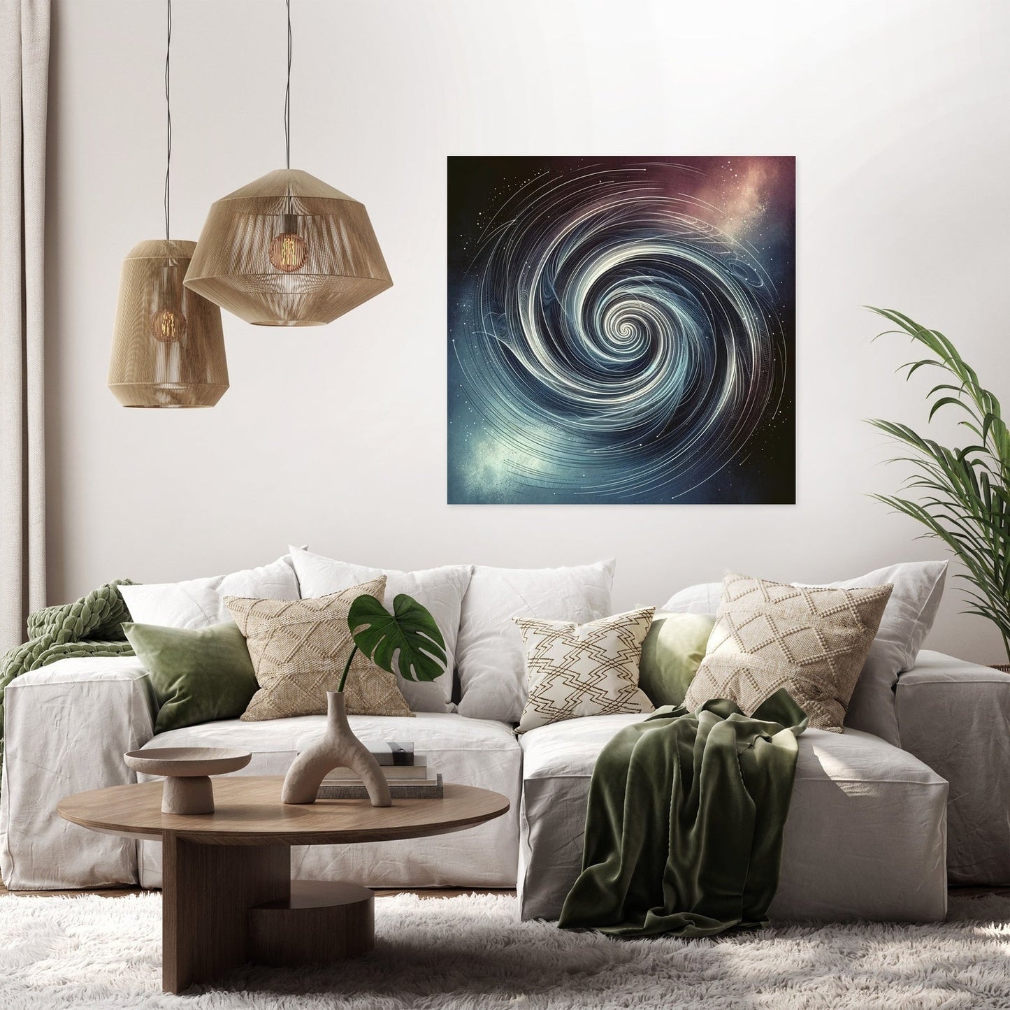 Celestial Spiral Canvas