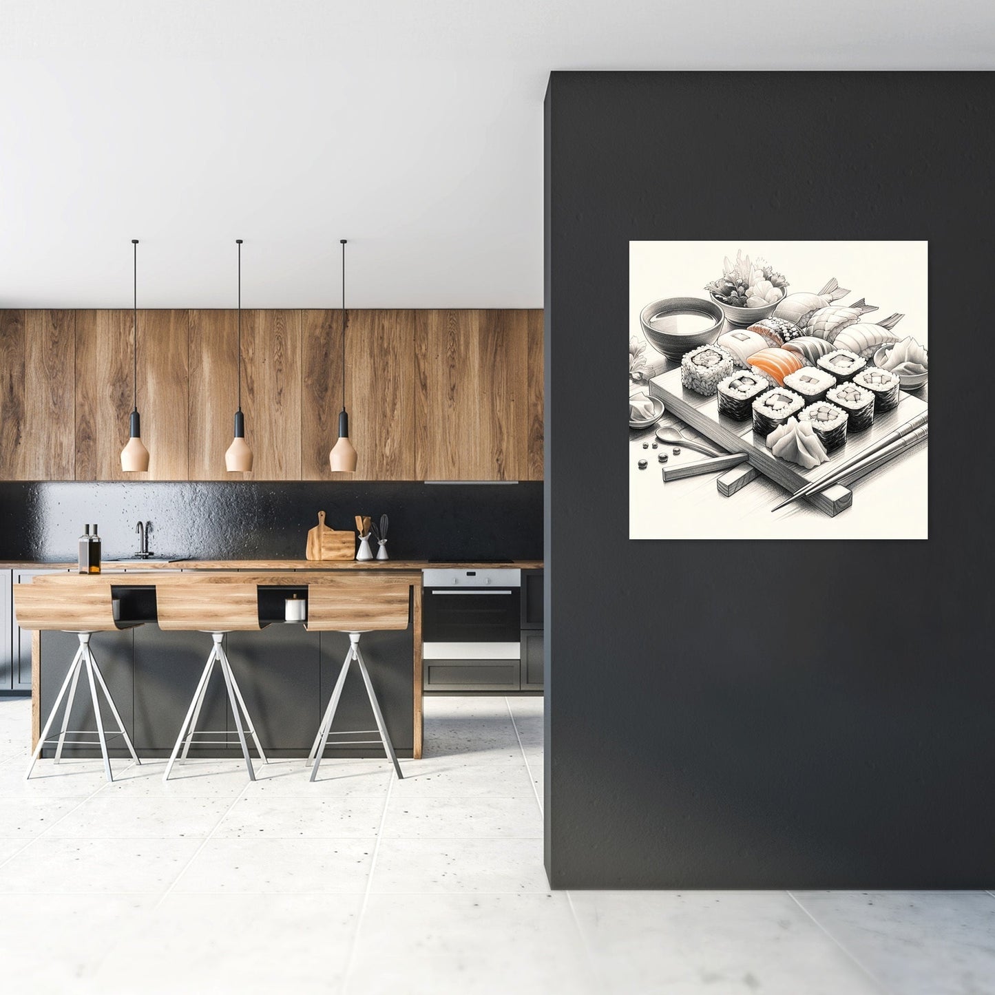 Sushi Zen Canvas