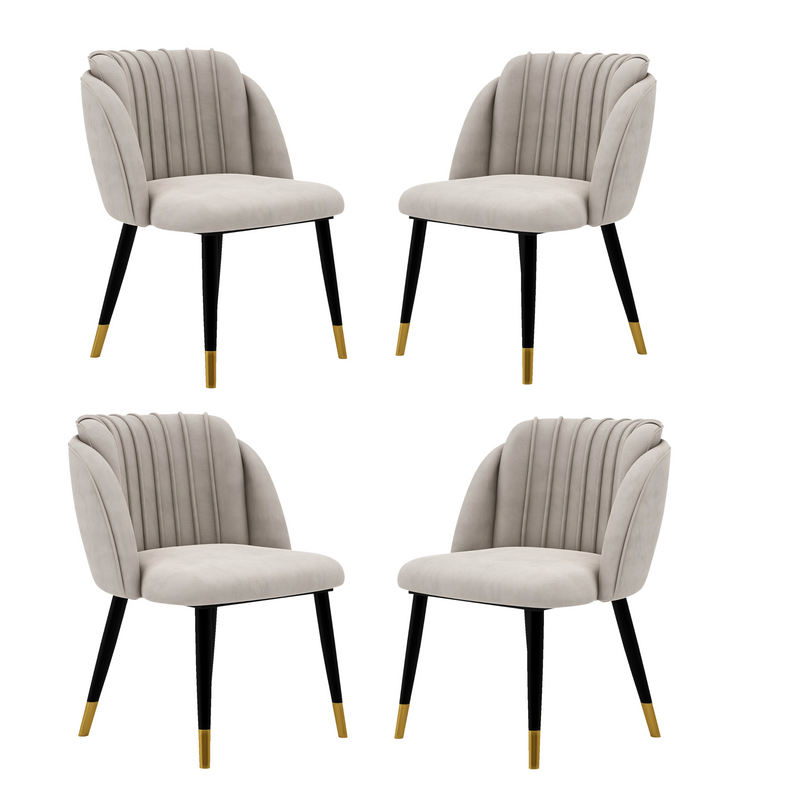 Milano velvet dining chair