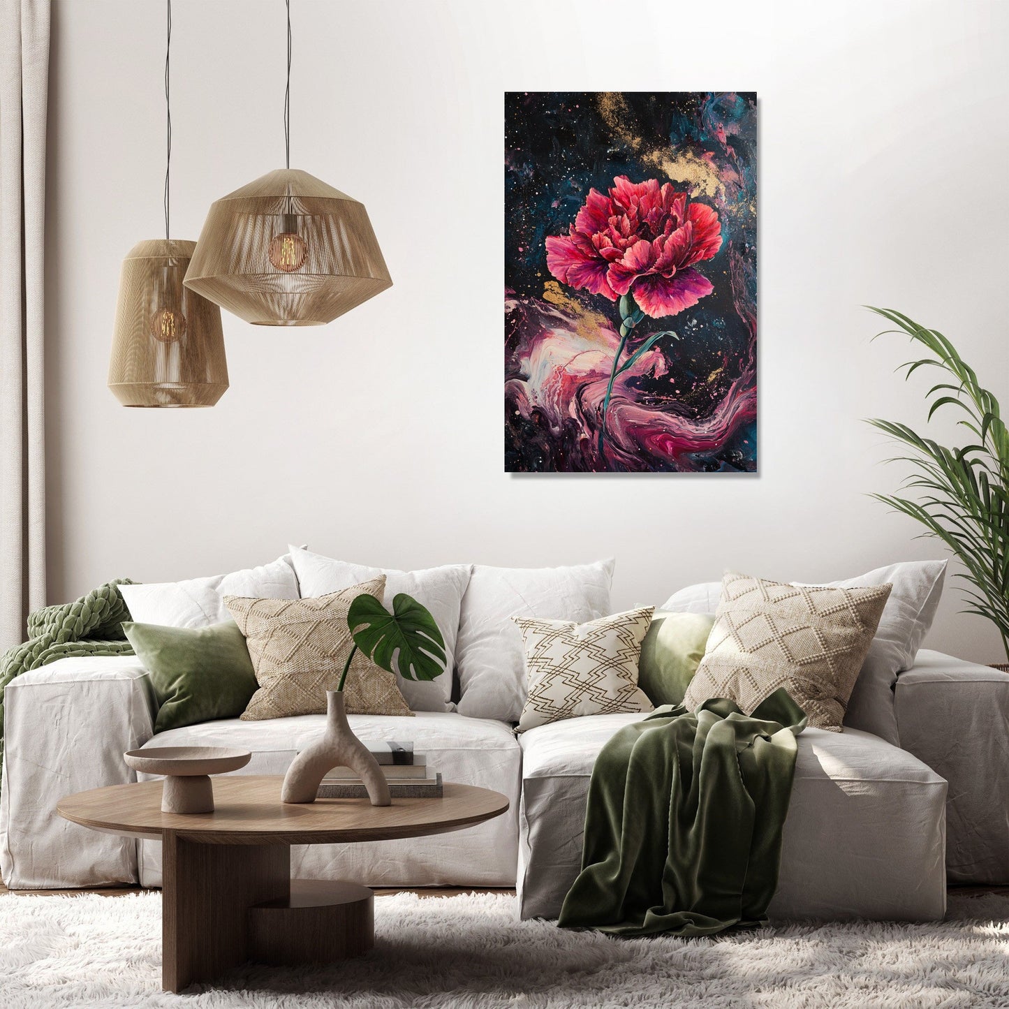 Carnation Emotion Canvas