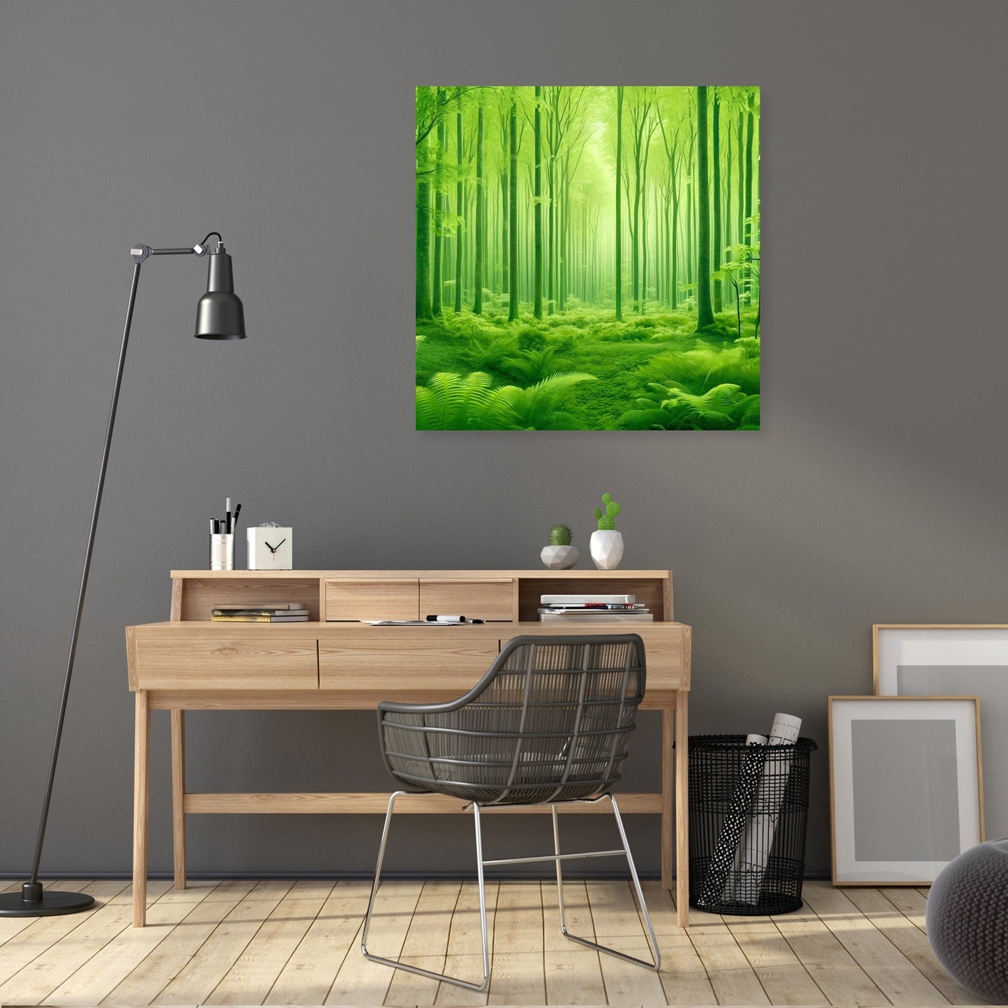 Lime Green Canopy Canvas