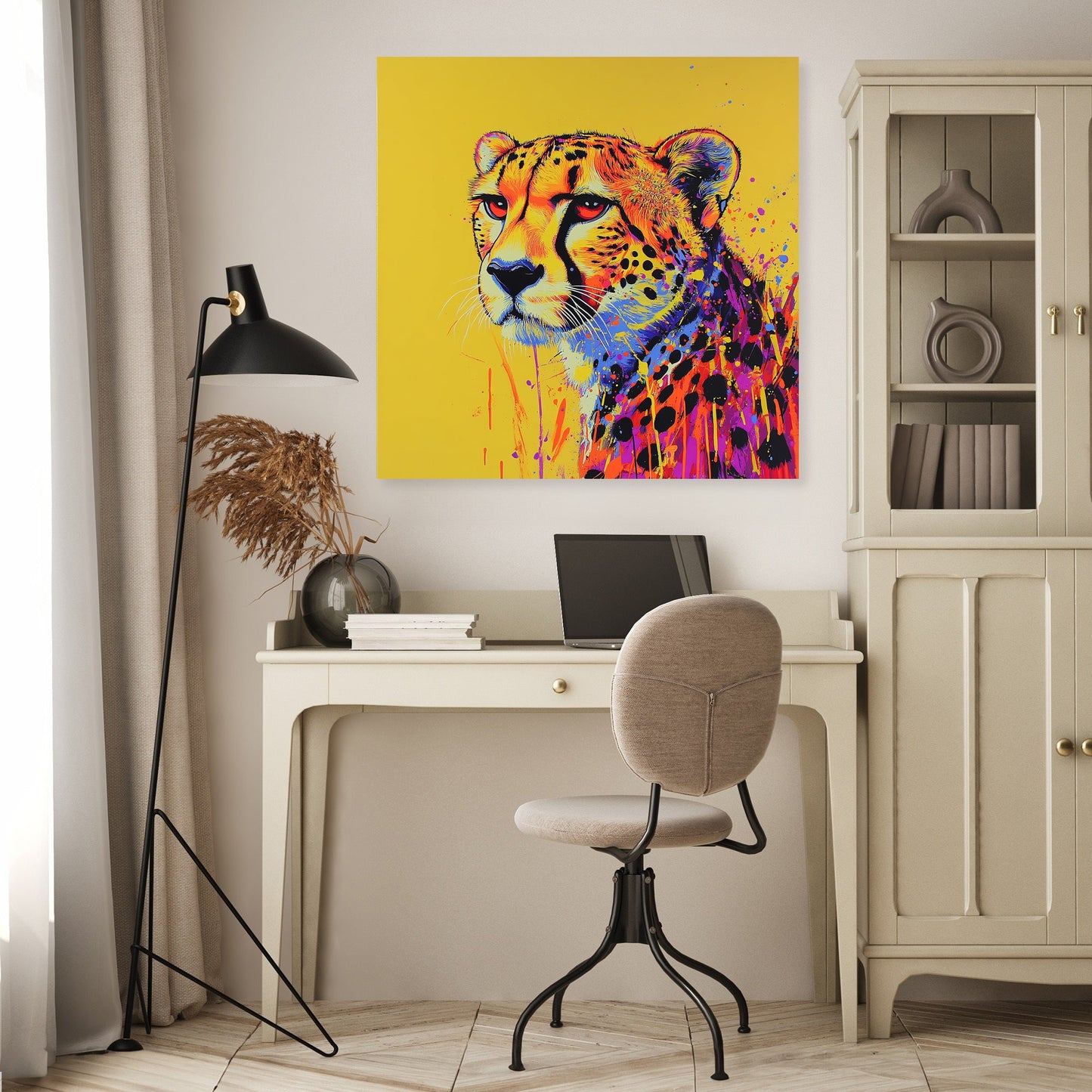 Cheetah Radiance Canvas