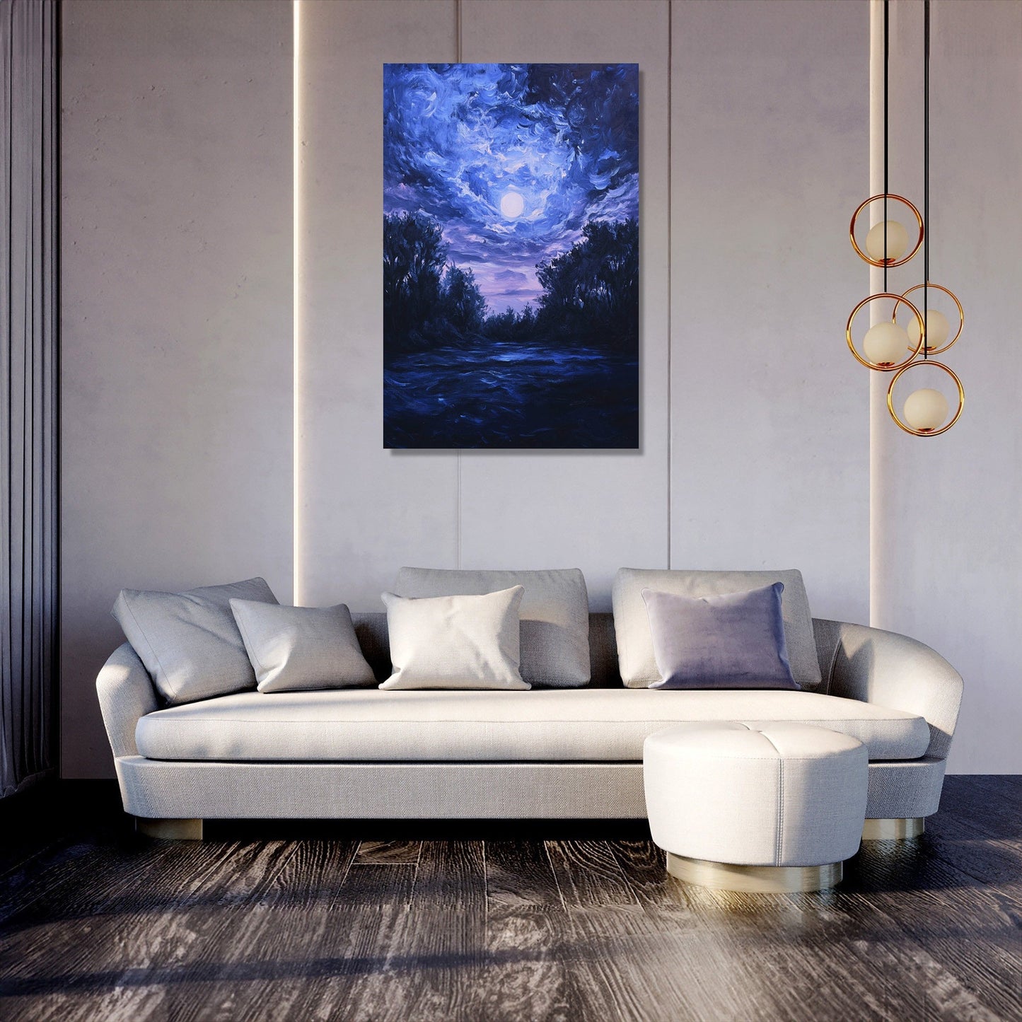 Starlit Solitude Canvas