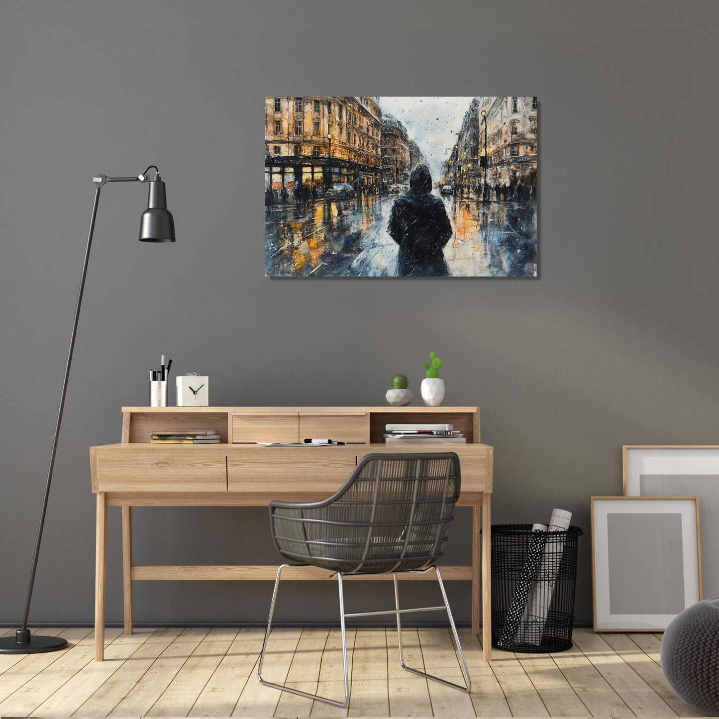 Shadowed Pursuit Canvas