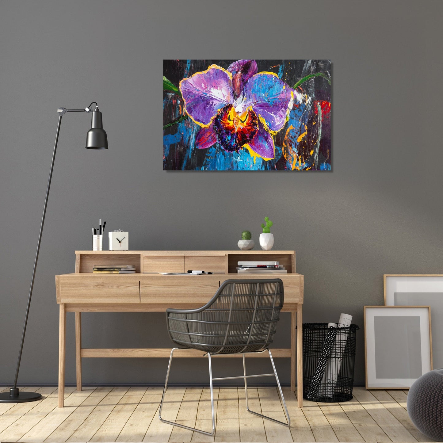 Torn Orchid Canvas