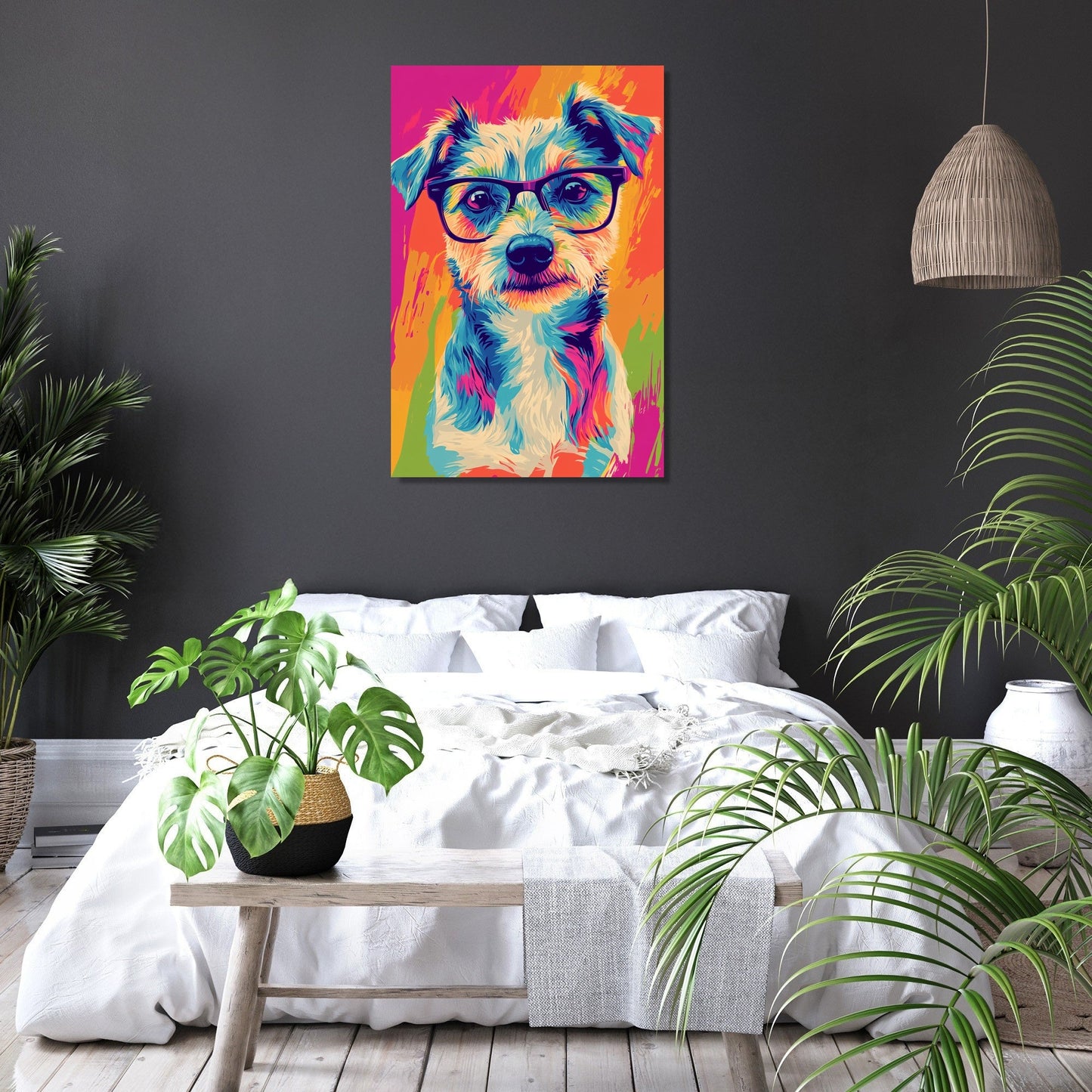 Dapper Dog Canvas