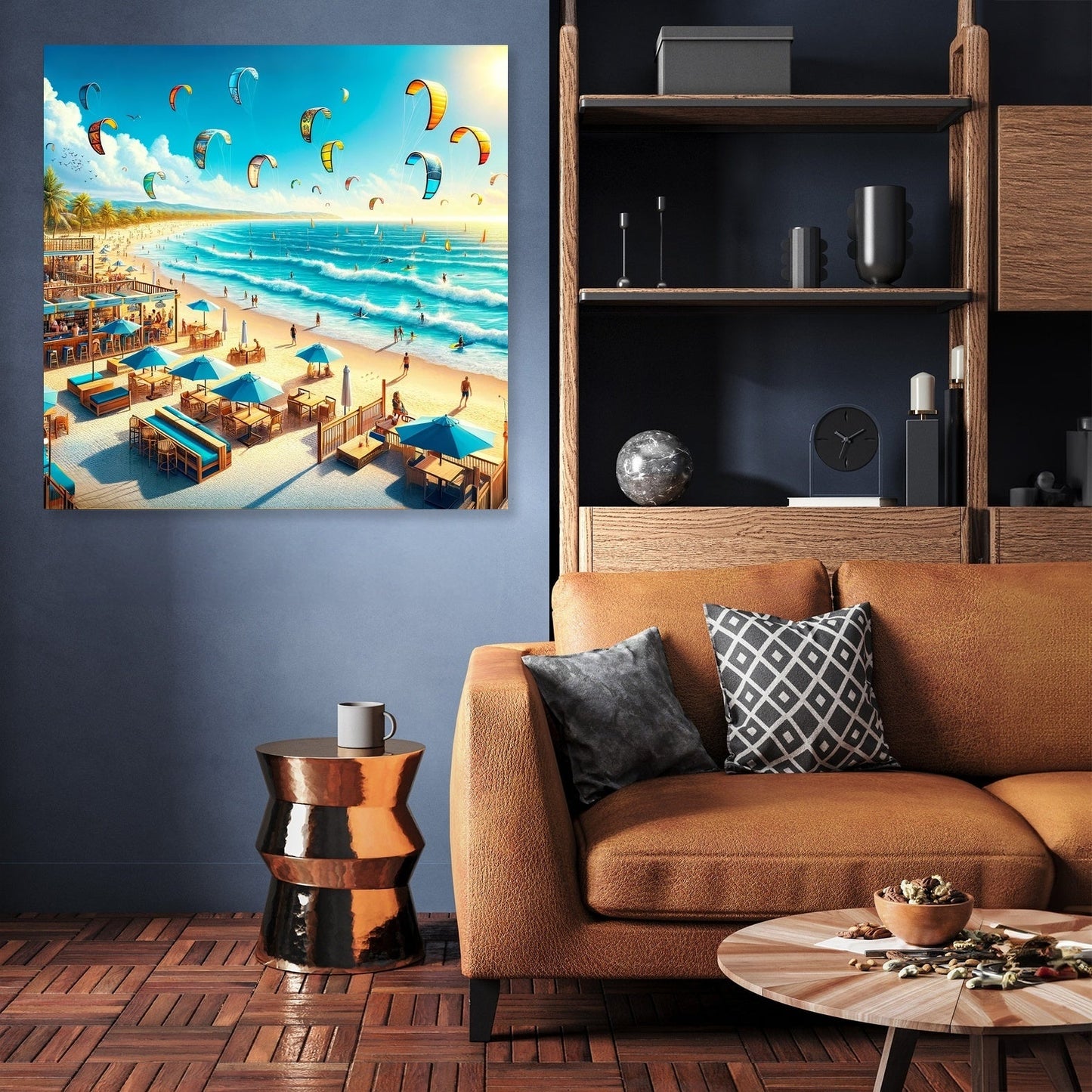 Azure Summer Harmony Canvas