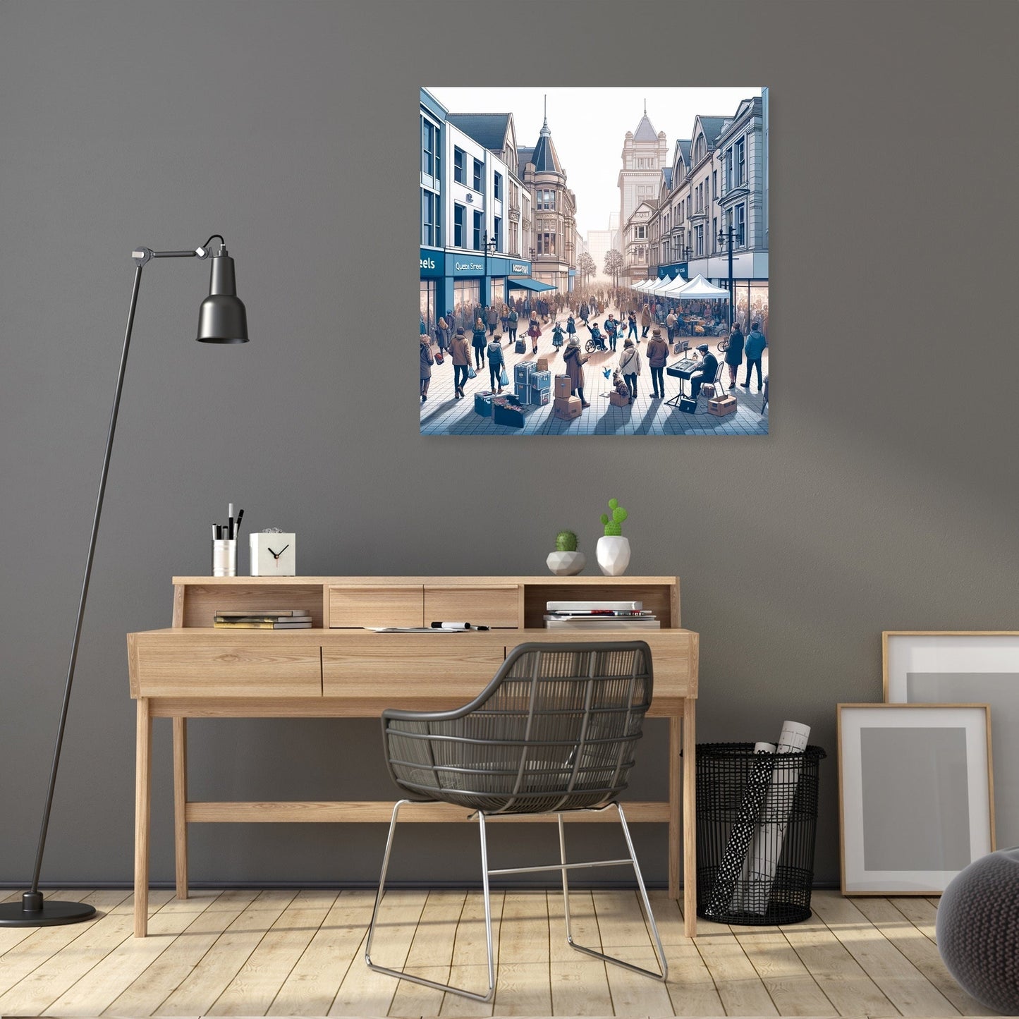 Queen Street Cardiff Canvas
