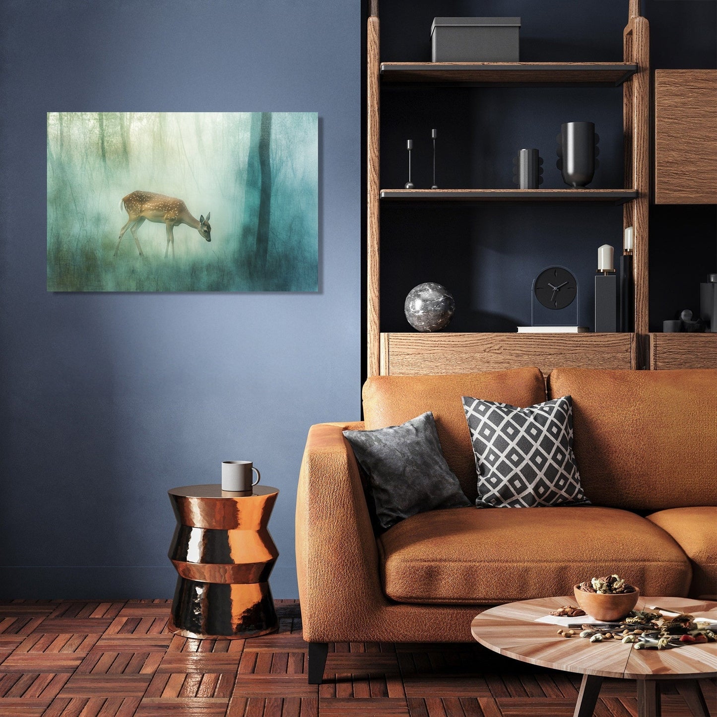 Muntjac Deer Serenity Canvas